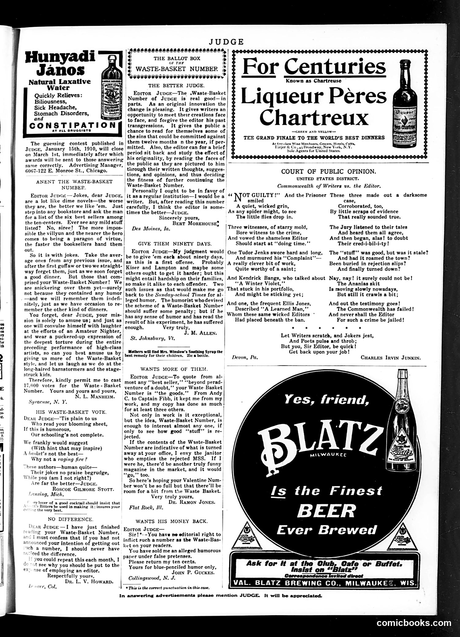 Judge — February 26, 1910 — page 15 of 16