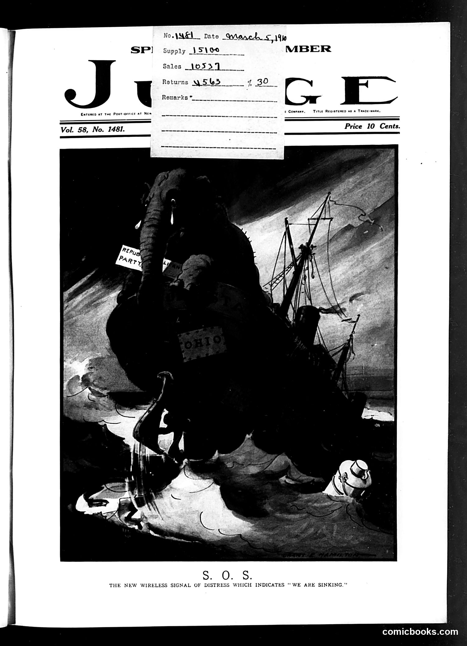Judge — March 5, 1910