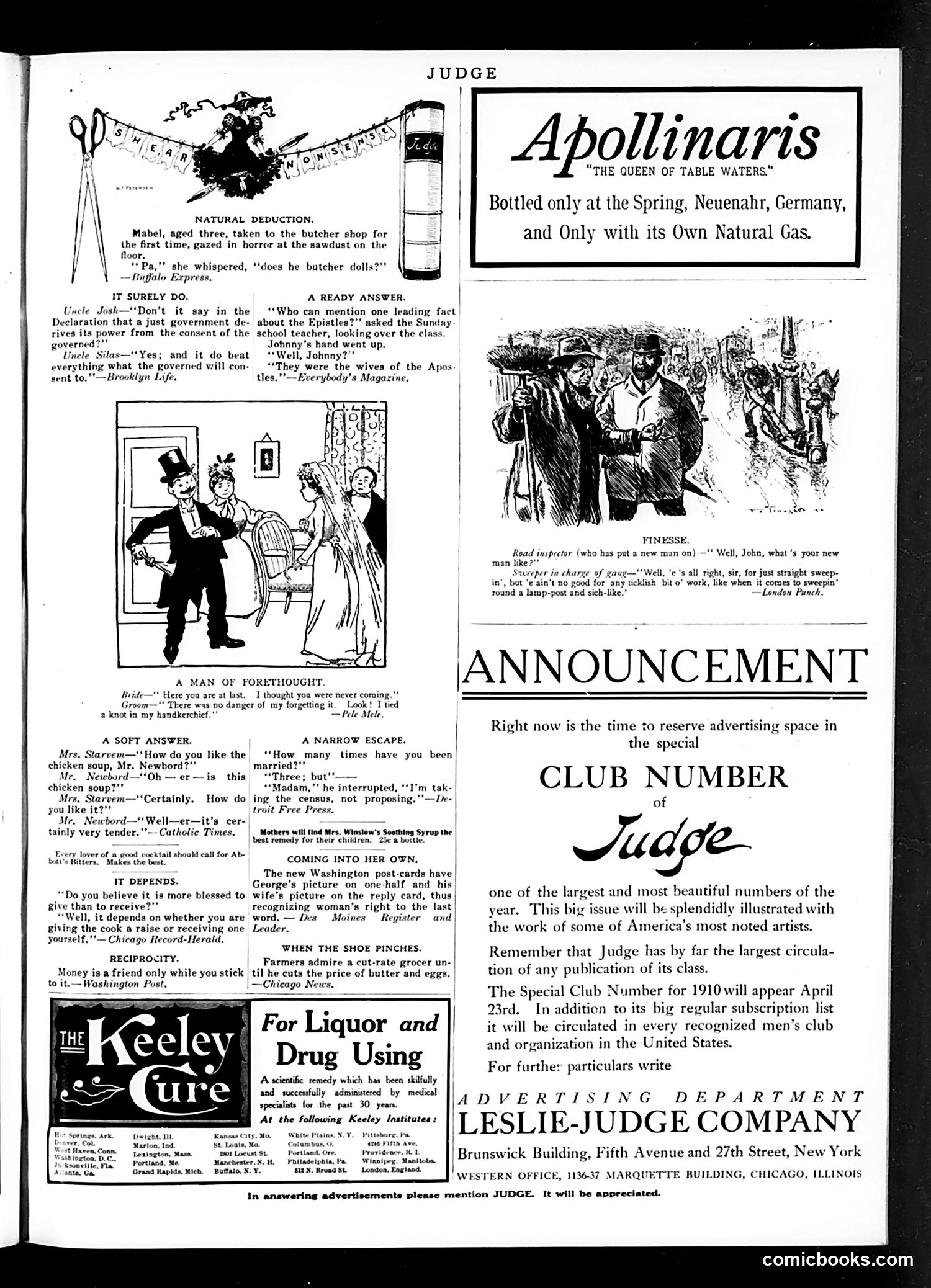 Judge — April 2, 1910 — page 15 of 16