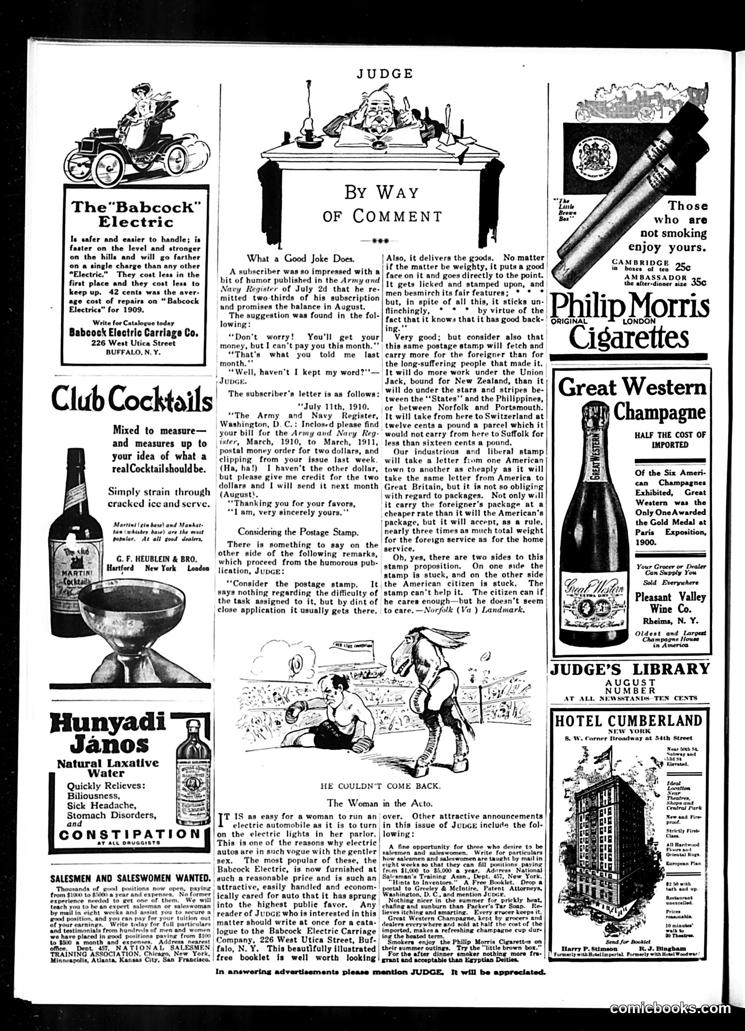 Judge — August 13, 1910 — page 2 of 16