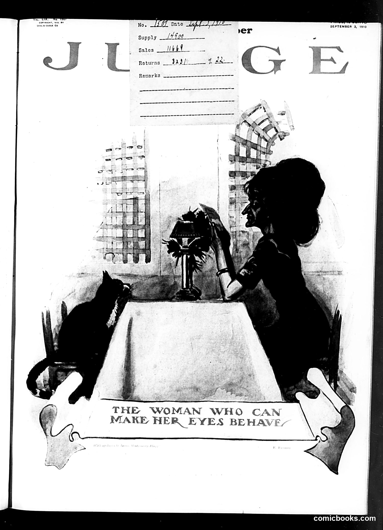 Judge — September 3, 1910