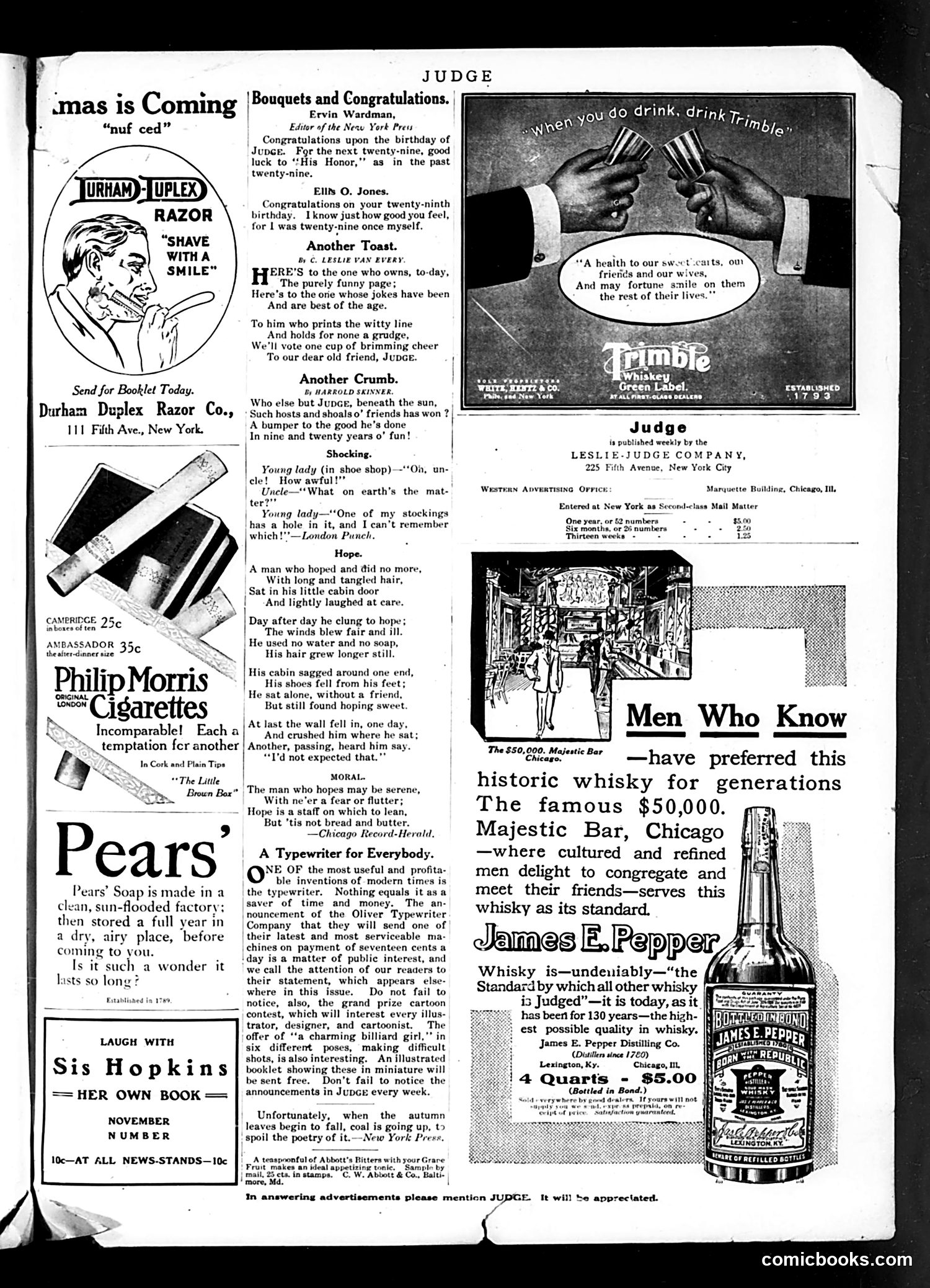 Judge — October 29, 1910 — page 19 of 21