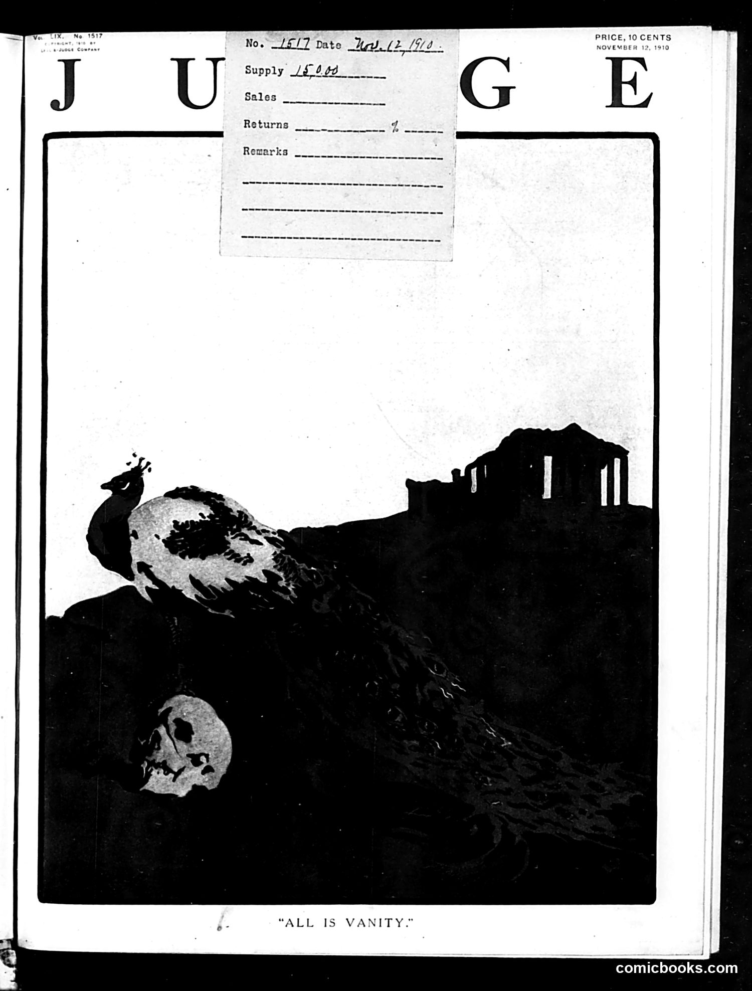 Judge — November 12, 1910