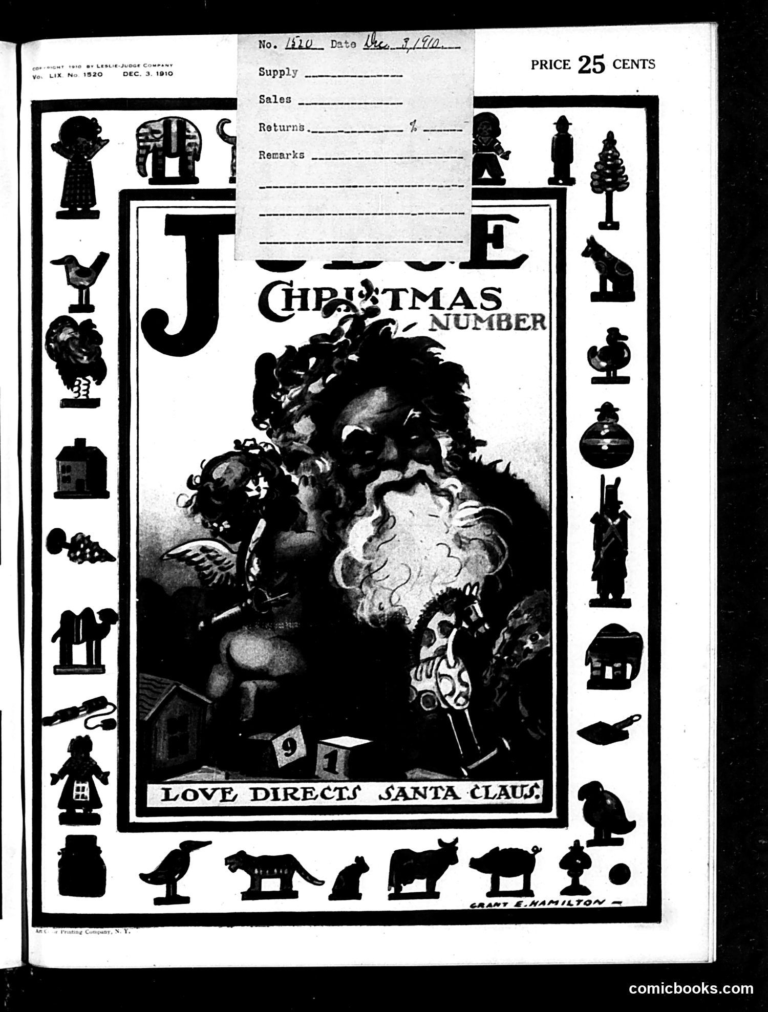 Judge — December 3, 1910