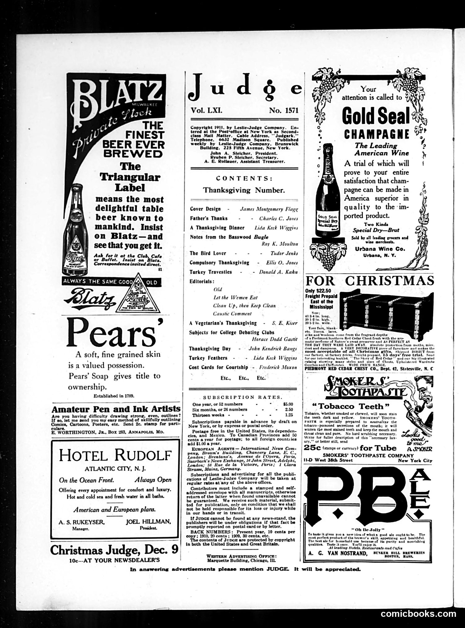 Judge — November 25, 1911 — page 2 of 24