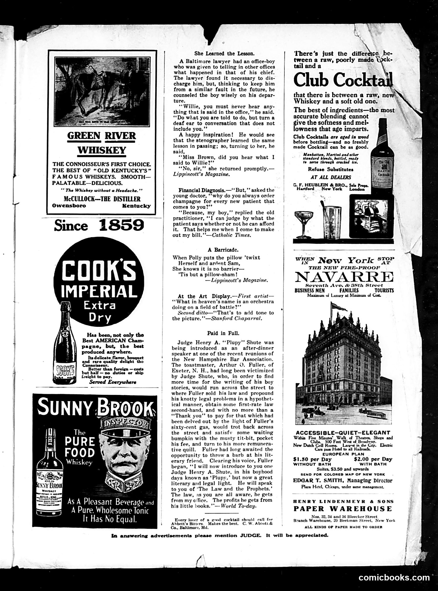 Judge — December 30, 1911 — page 23 of 25