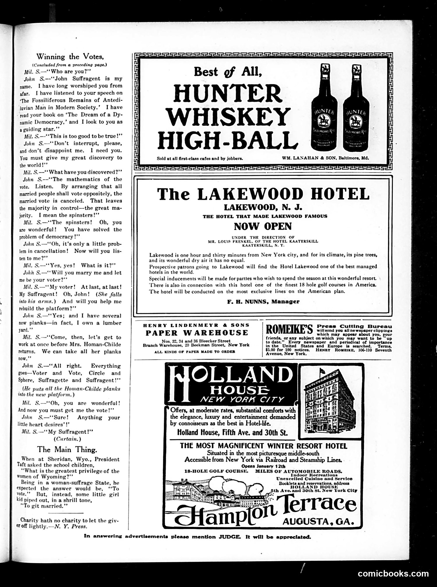 Judge — February 3, 1912 — page 23 of 23