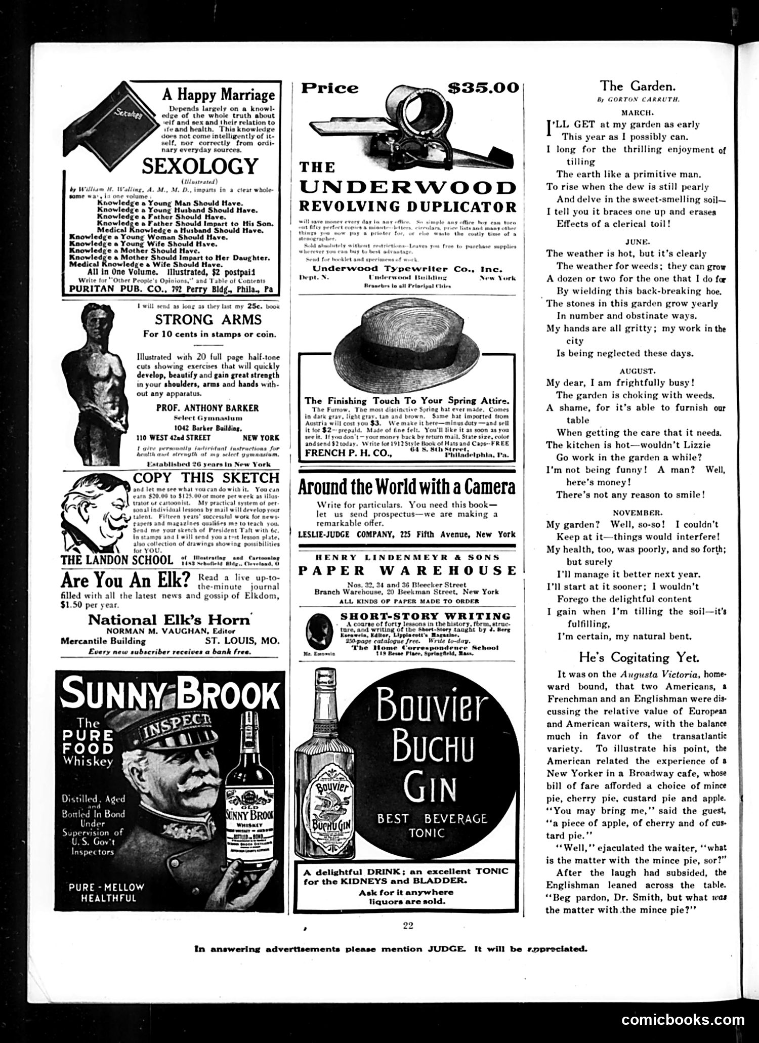 Judge — May 4, 1912 — page 22 of 23