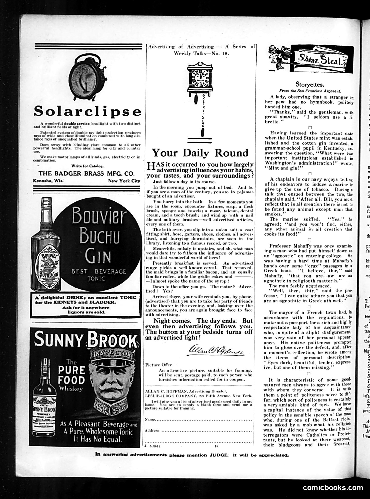 Judge — May 18, 1912 — page 18 of 24