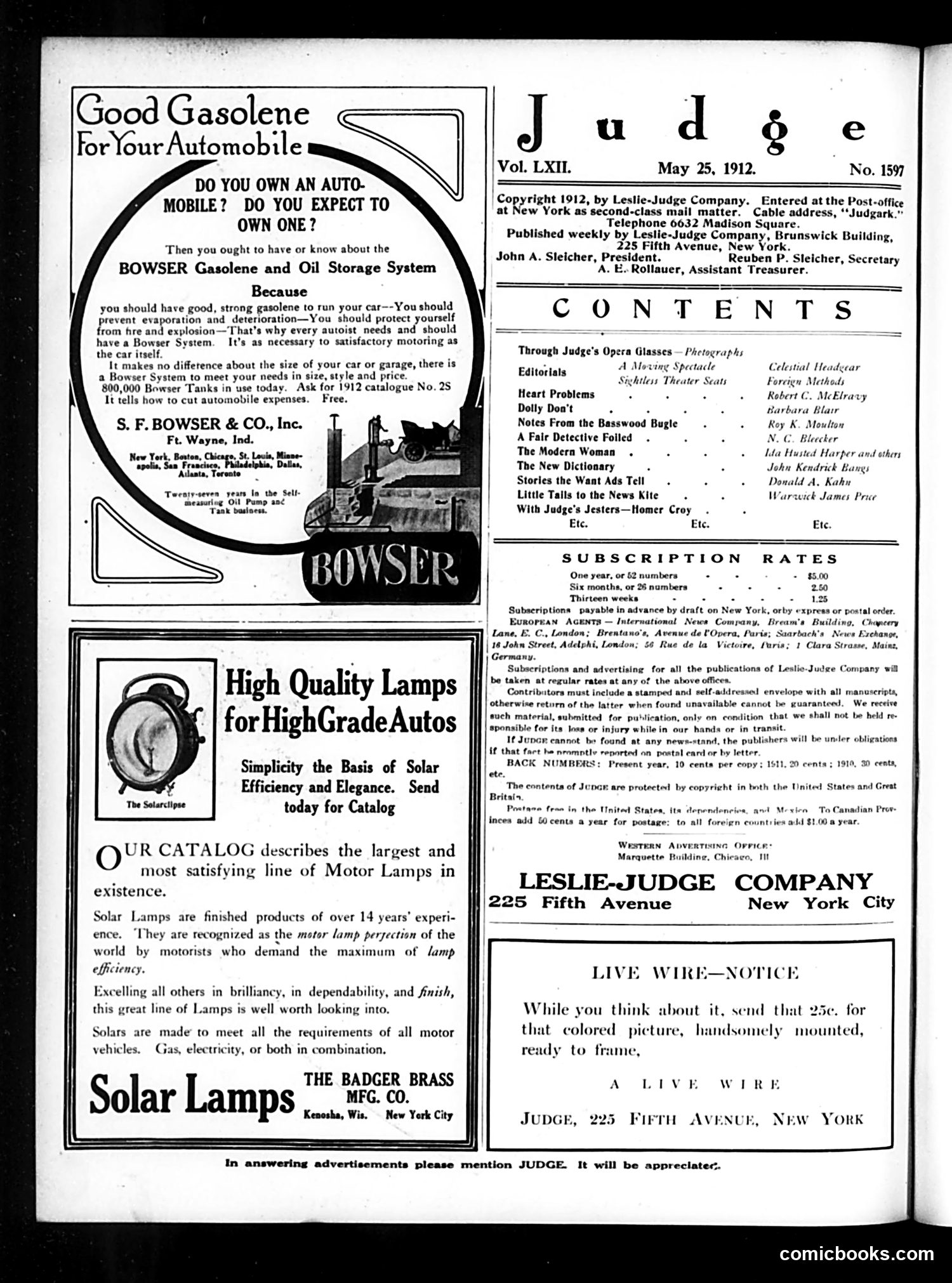 Judge — May 25, 1912 — page 2 of 24