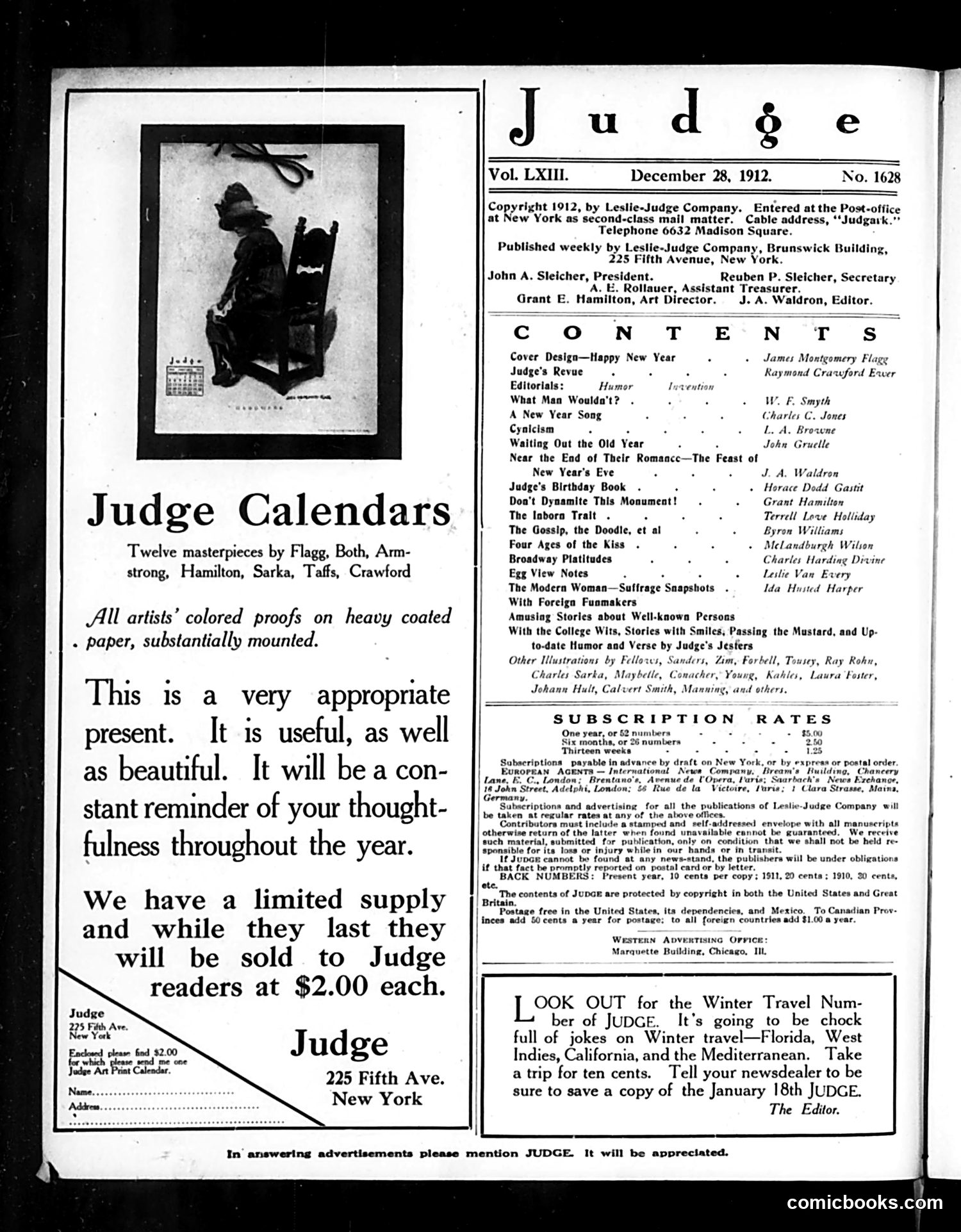 Judge — December 28, 1912 — page 2 of 25