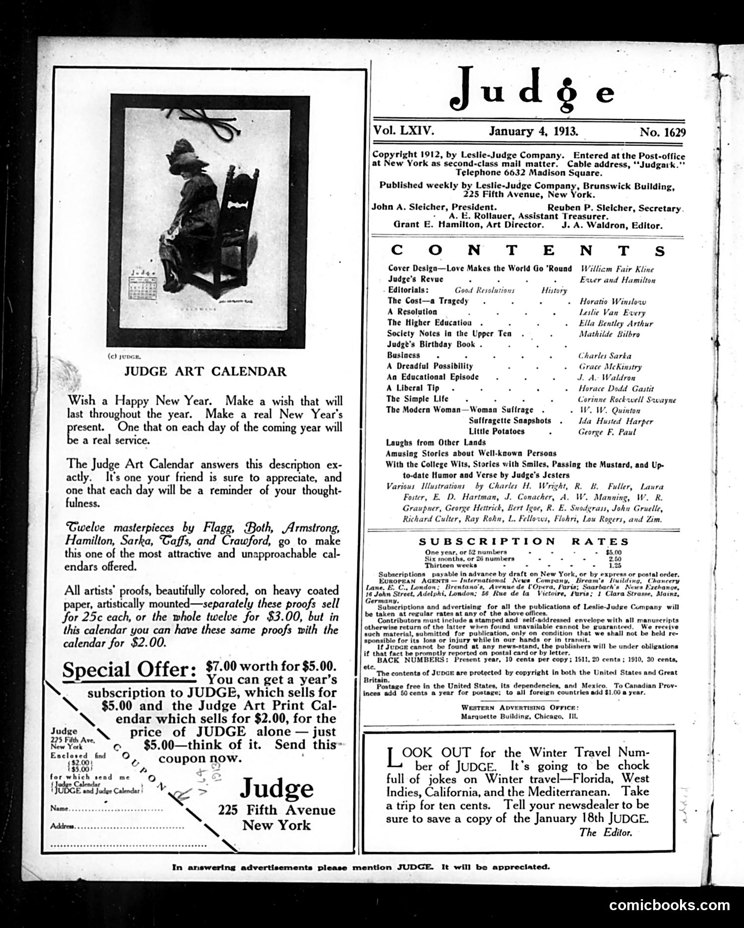 Judge — January 4, 1913 — page 2 of 26