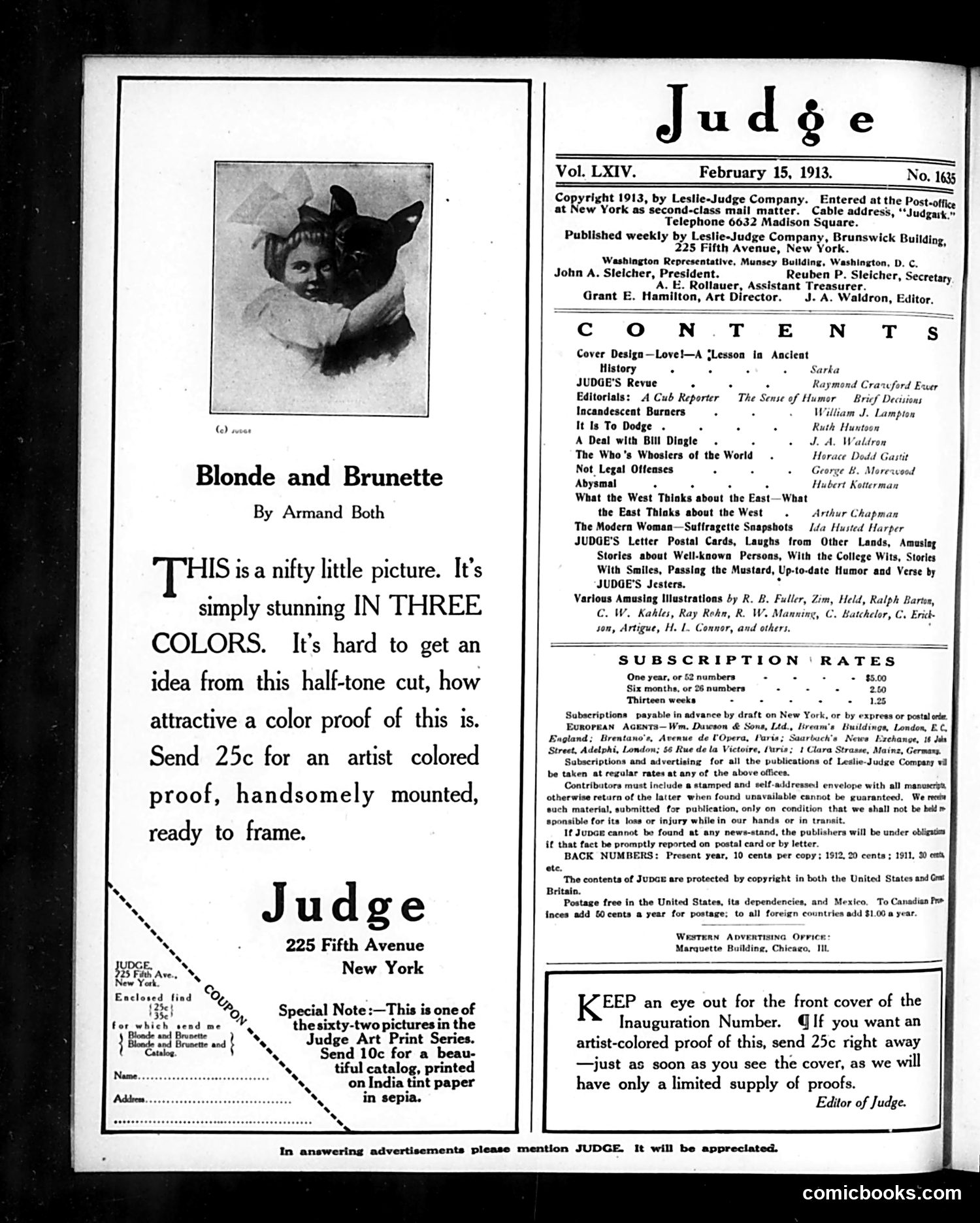 Judge — February 15, 1913 — page 2 of 24