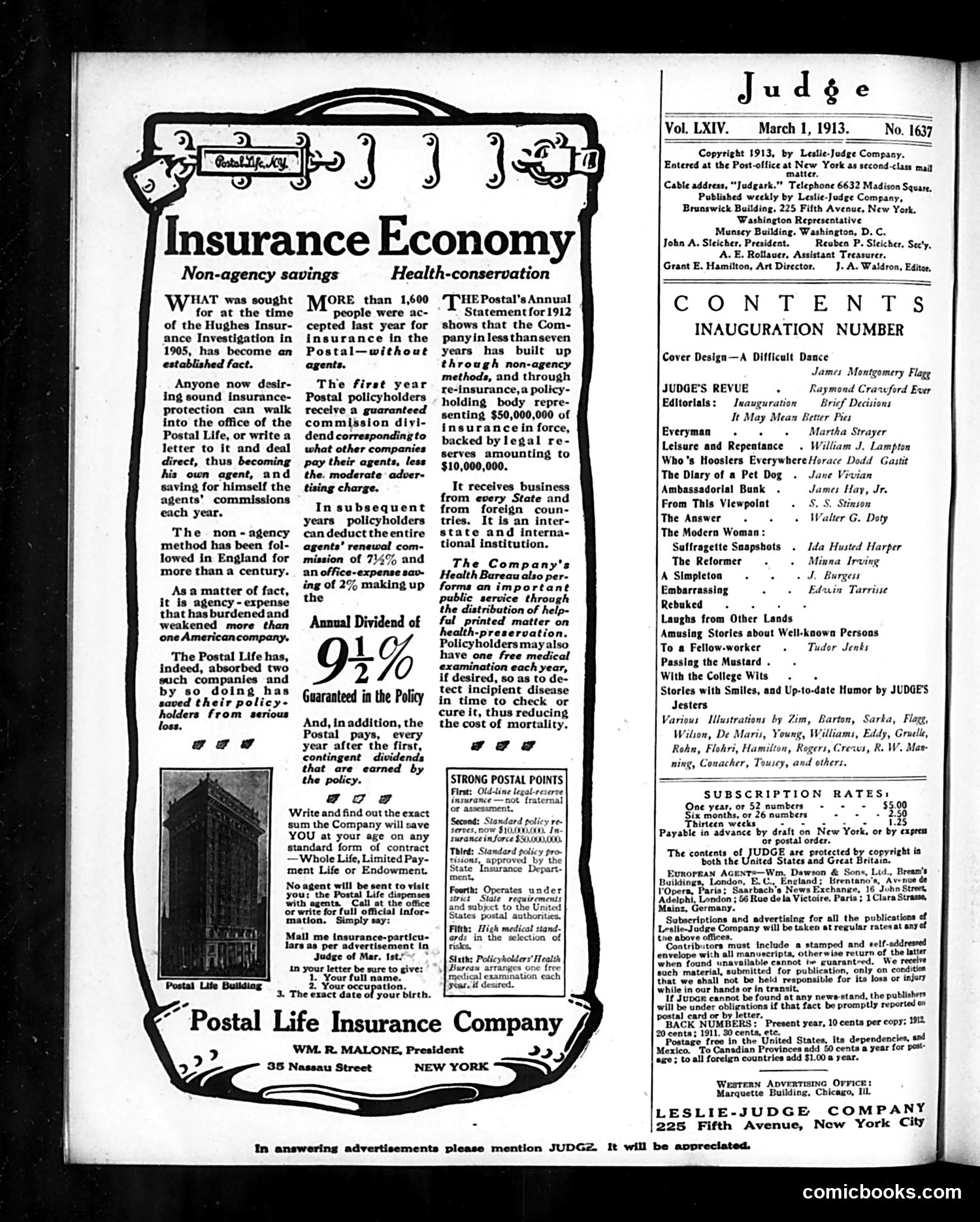 Judge — March 1, 1913 — page 2 of 28