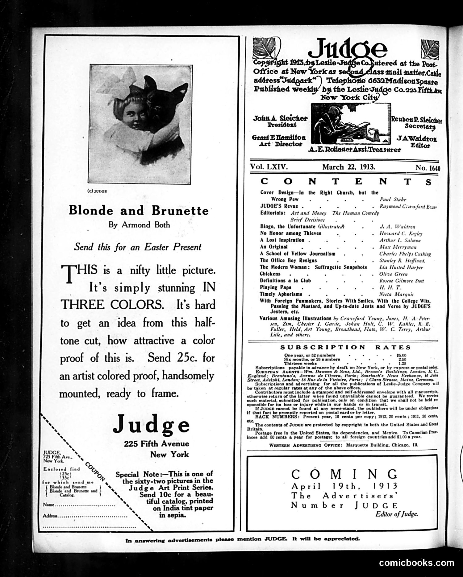 Judge — March 22, 1913 — page 2 of 26