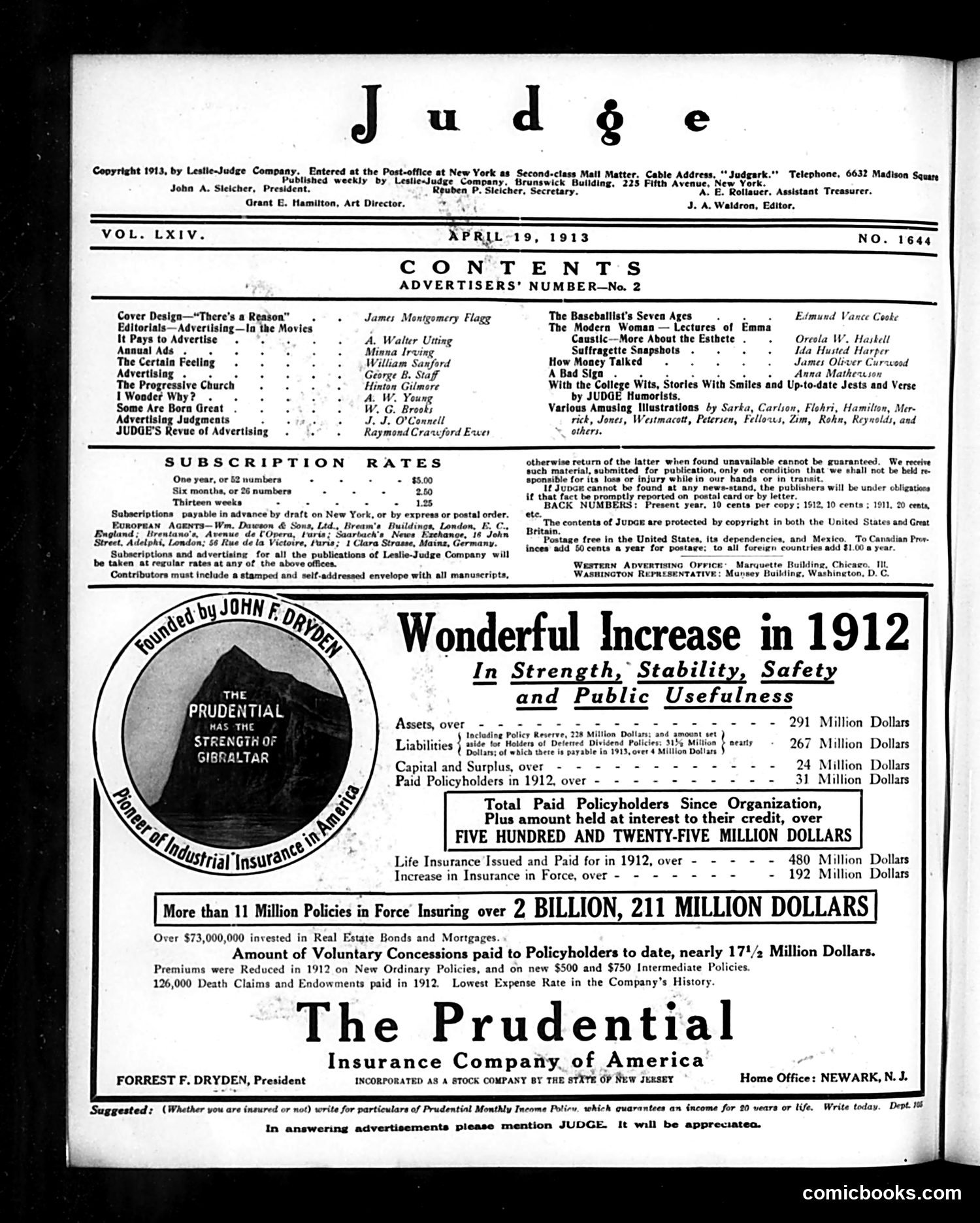 Judge — April 19, 1913 — page 2 of 24