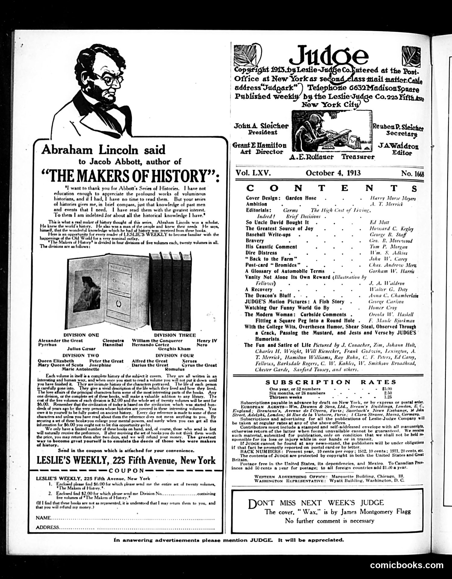 Judge — October 4, 1913 — page 2 of 24
