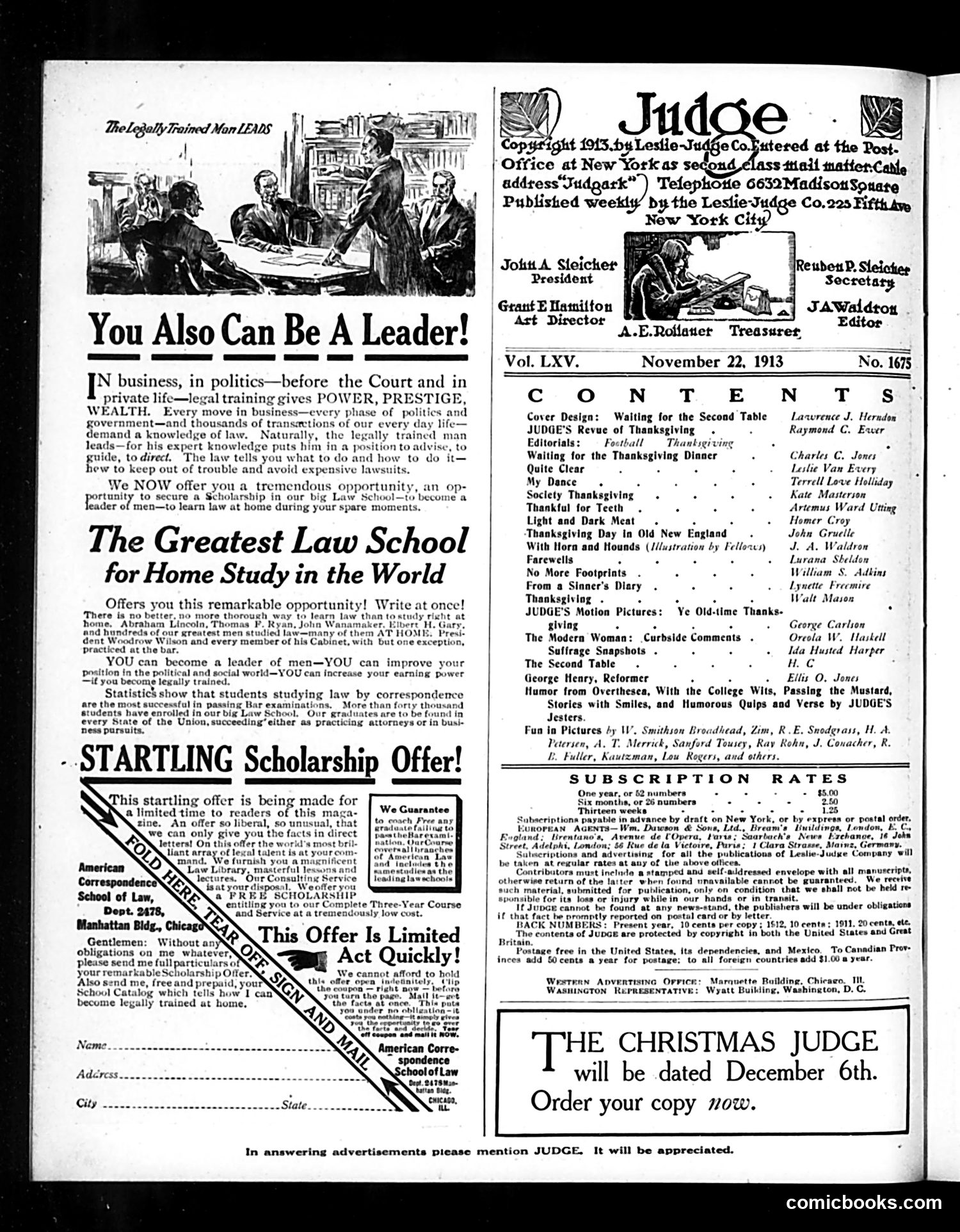 Judge — November 22, 1913 — page 2 of 26