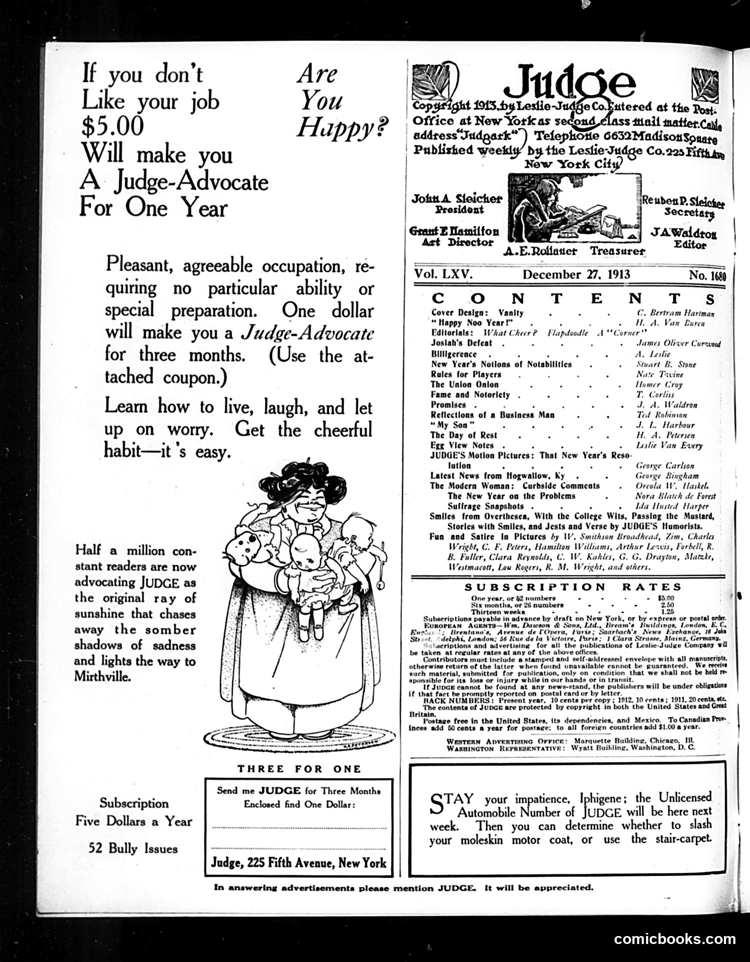 Judge — December 27, 1913 — page 2 of 25