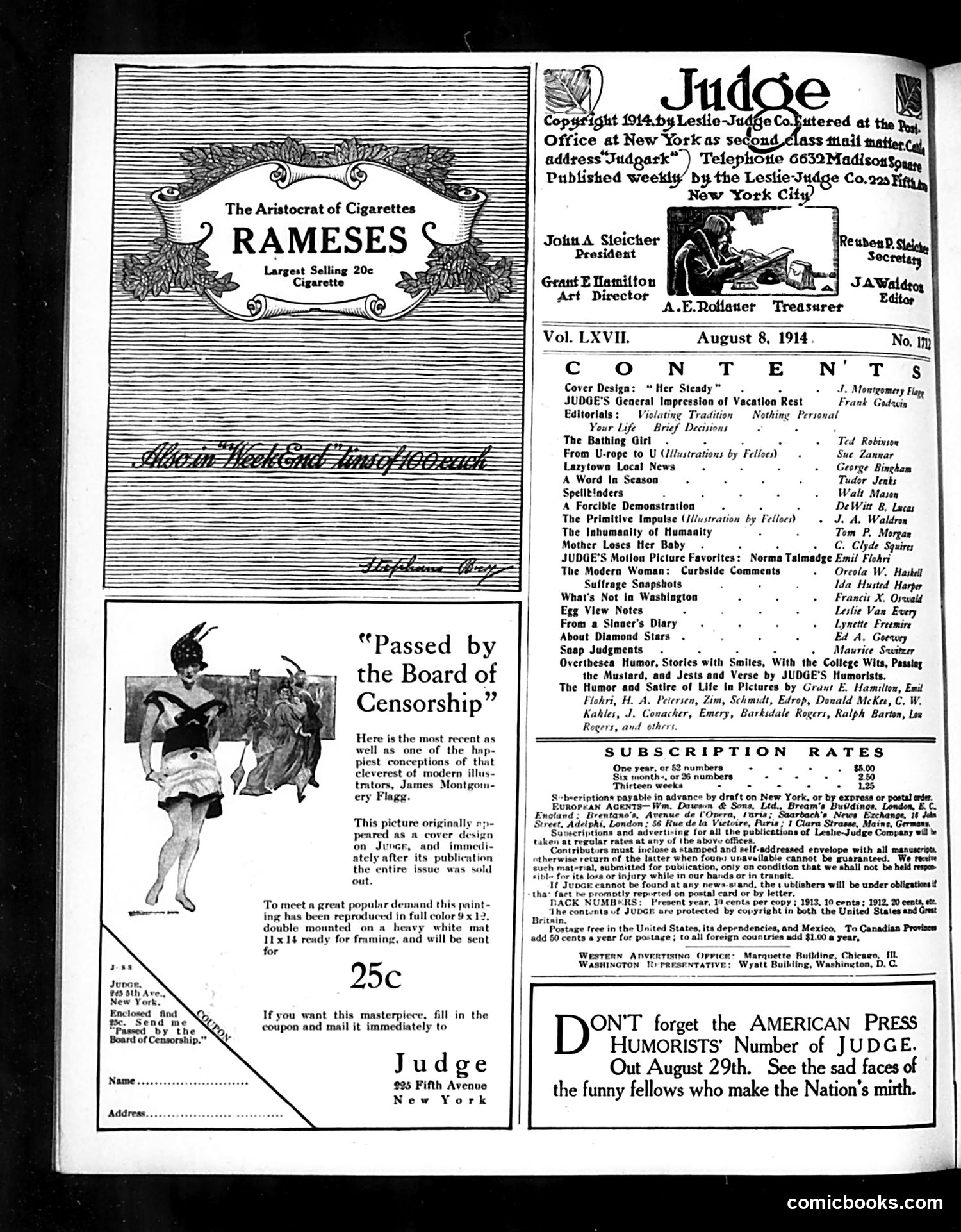 Judge — August 8, 1914 — page 2 of 24
