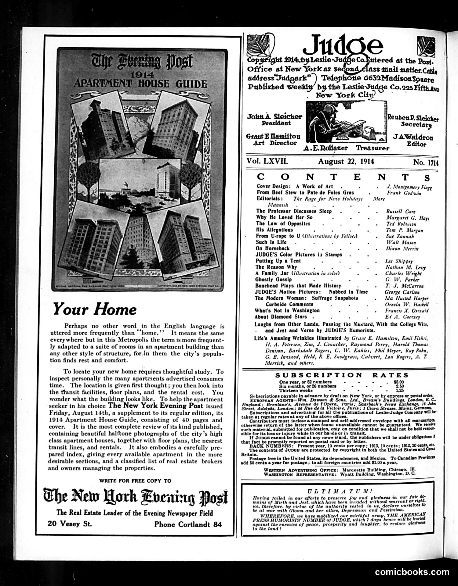 Judge — August 22, 1914 — page 2 of 24