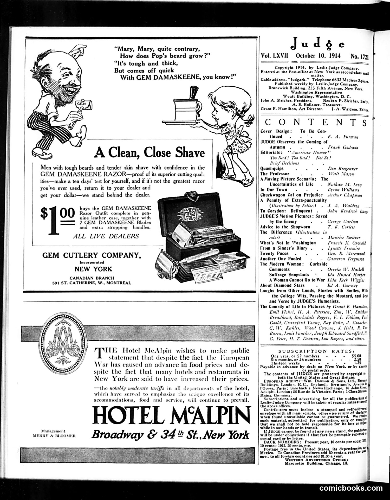 Judge — October 10, 1914 — page 2 of 24