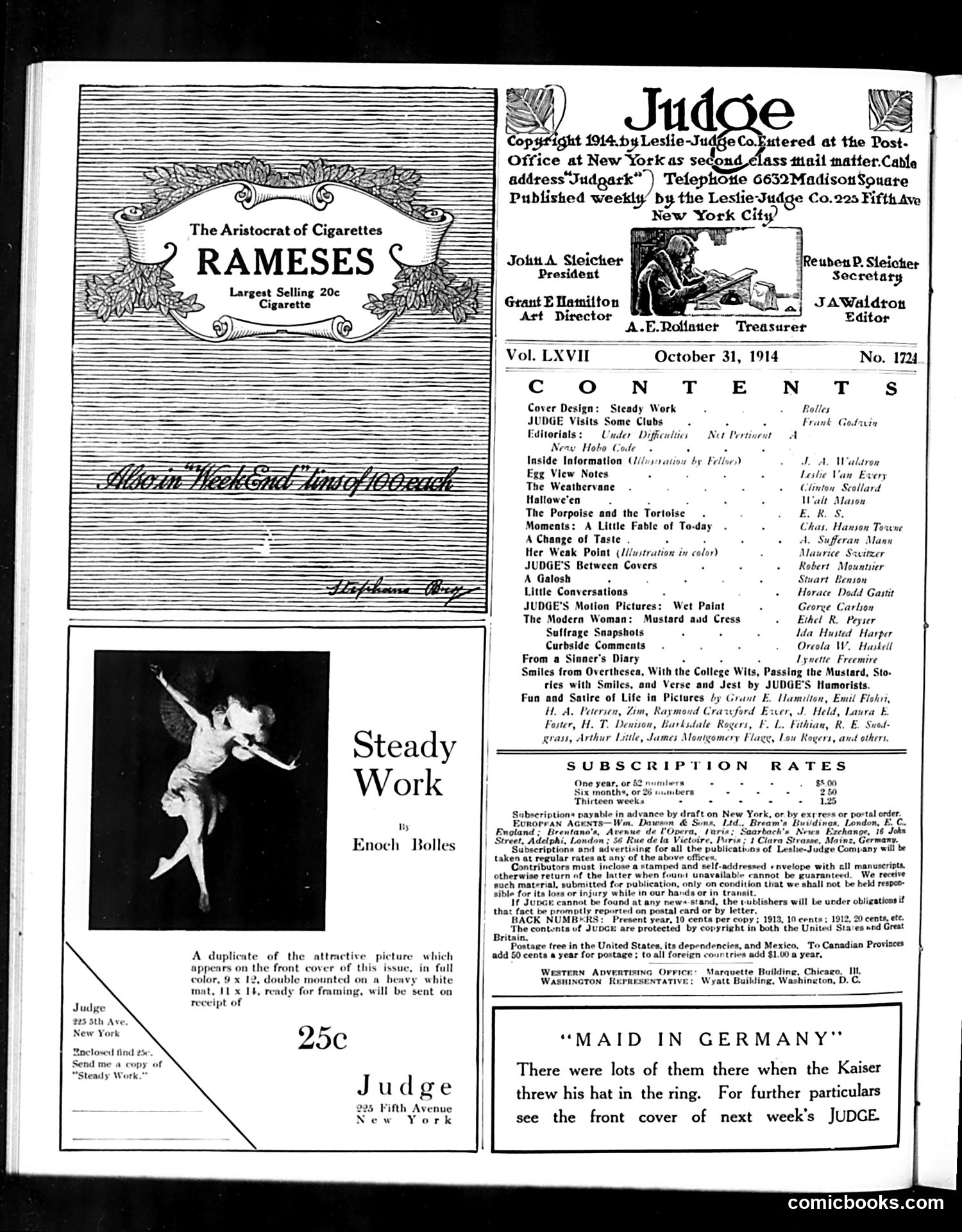 Judge — October 31, 1914 — page 2 of 24