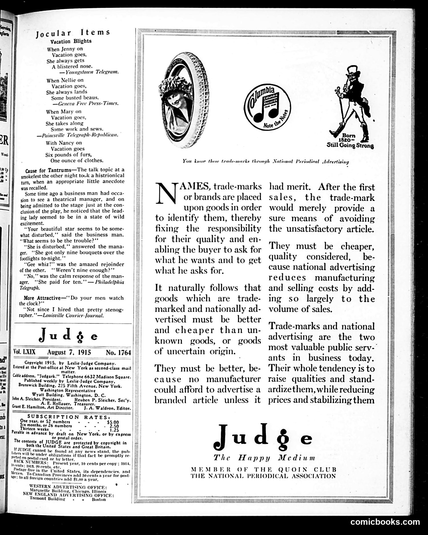 Judge — August 7, 1915 — page 27 of 28