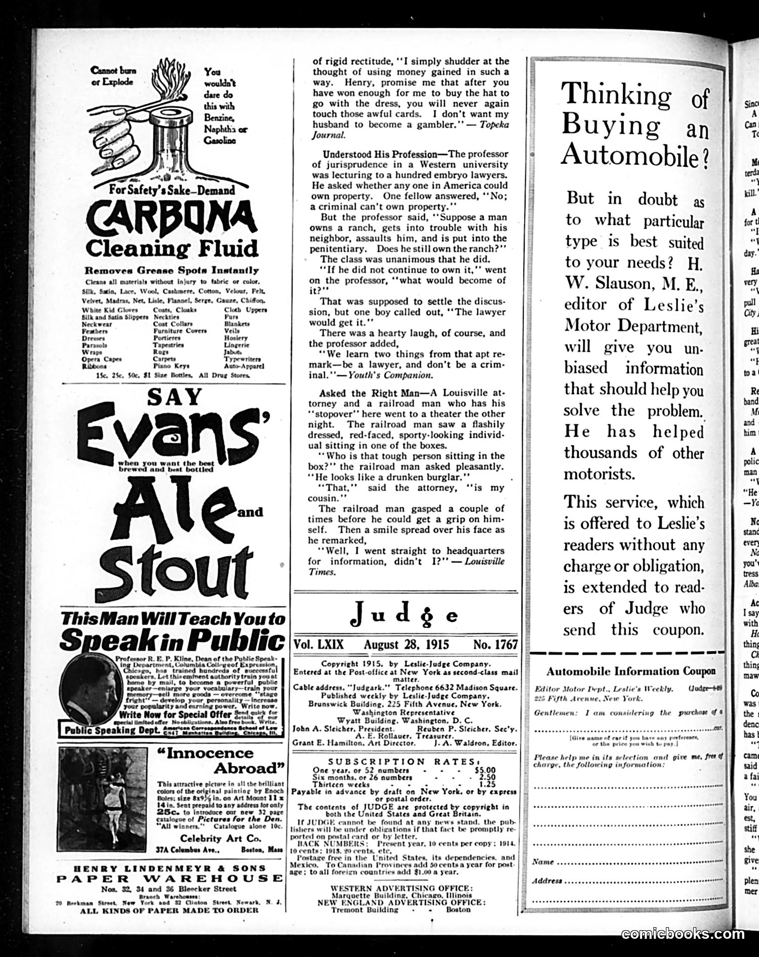 Judge — August 28, 1915 — page 26 of 28