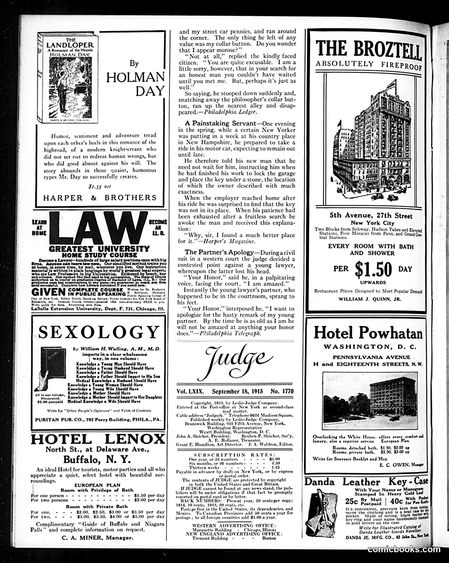 Judge — September 18, 1915 — page 26 of 28