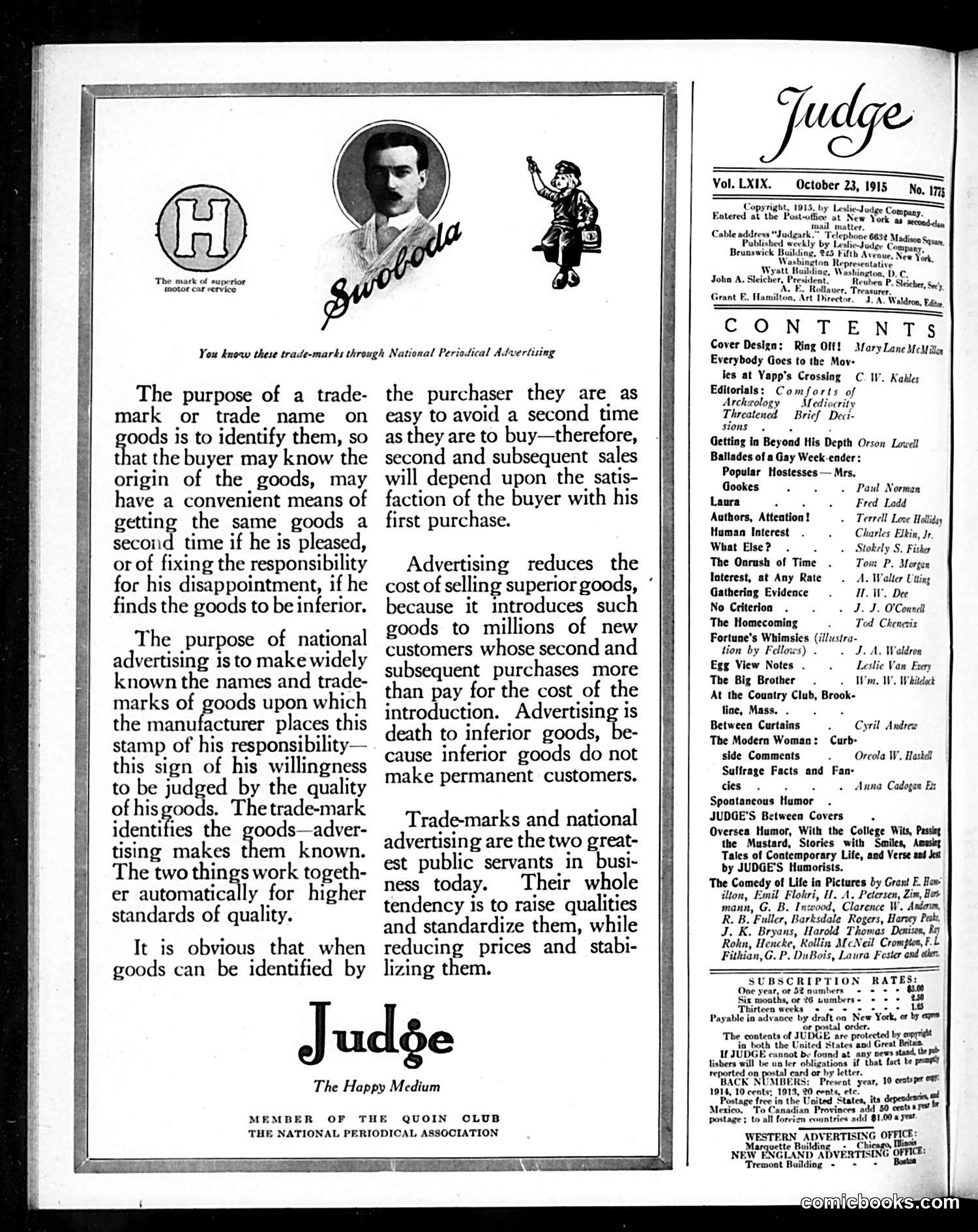 Judge — October 23, 1915 — page 2 of 28