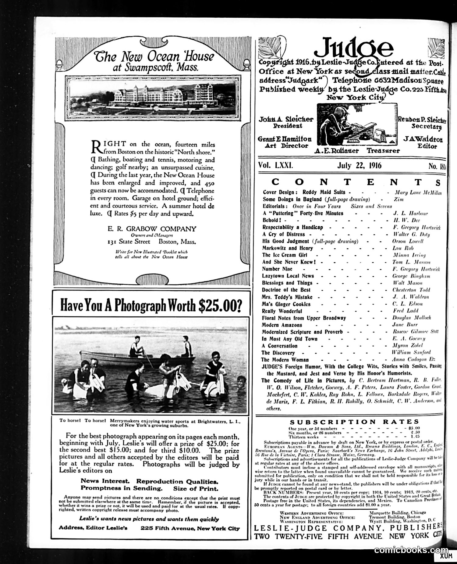 Judge — July 22, 1916 — page 2 of 28