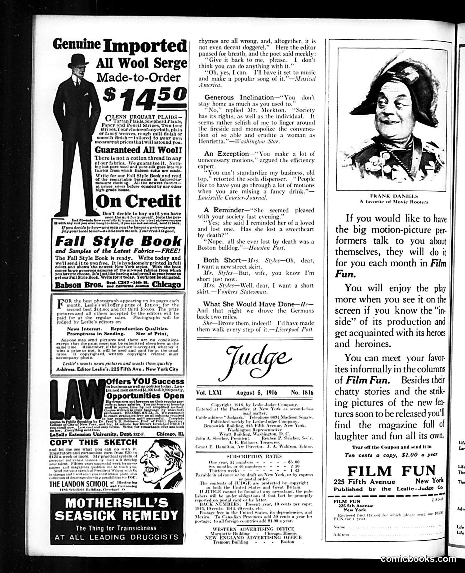 Judge — August 5, 1916 — page 26 of 28