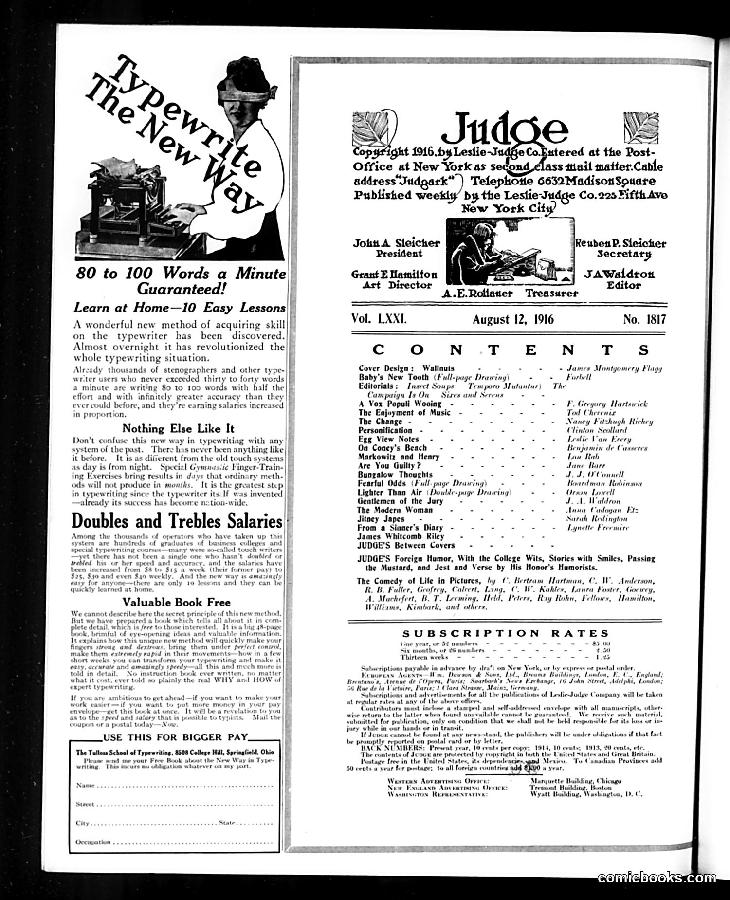 Judge — August 12, 1916 — page 2 of 28