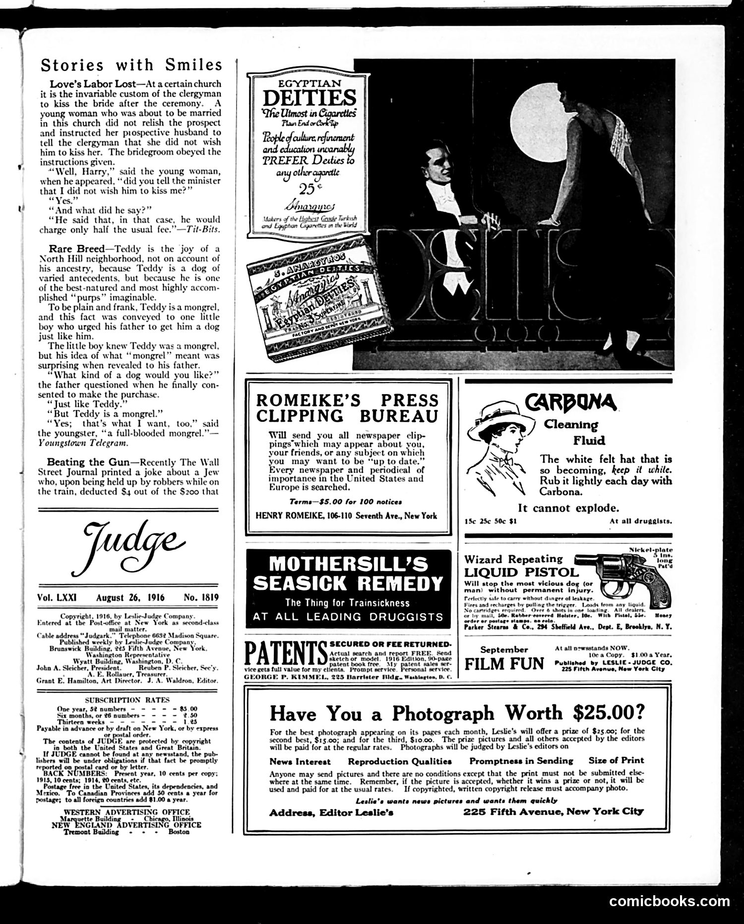 Judge — August 26, 1916 — page 25 of 28