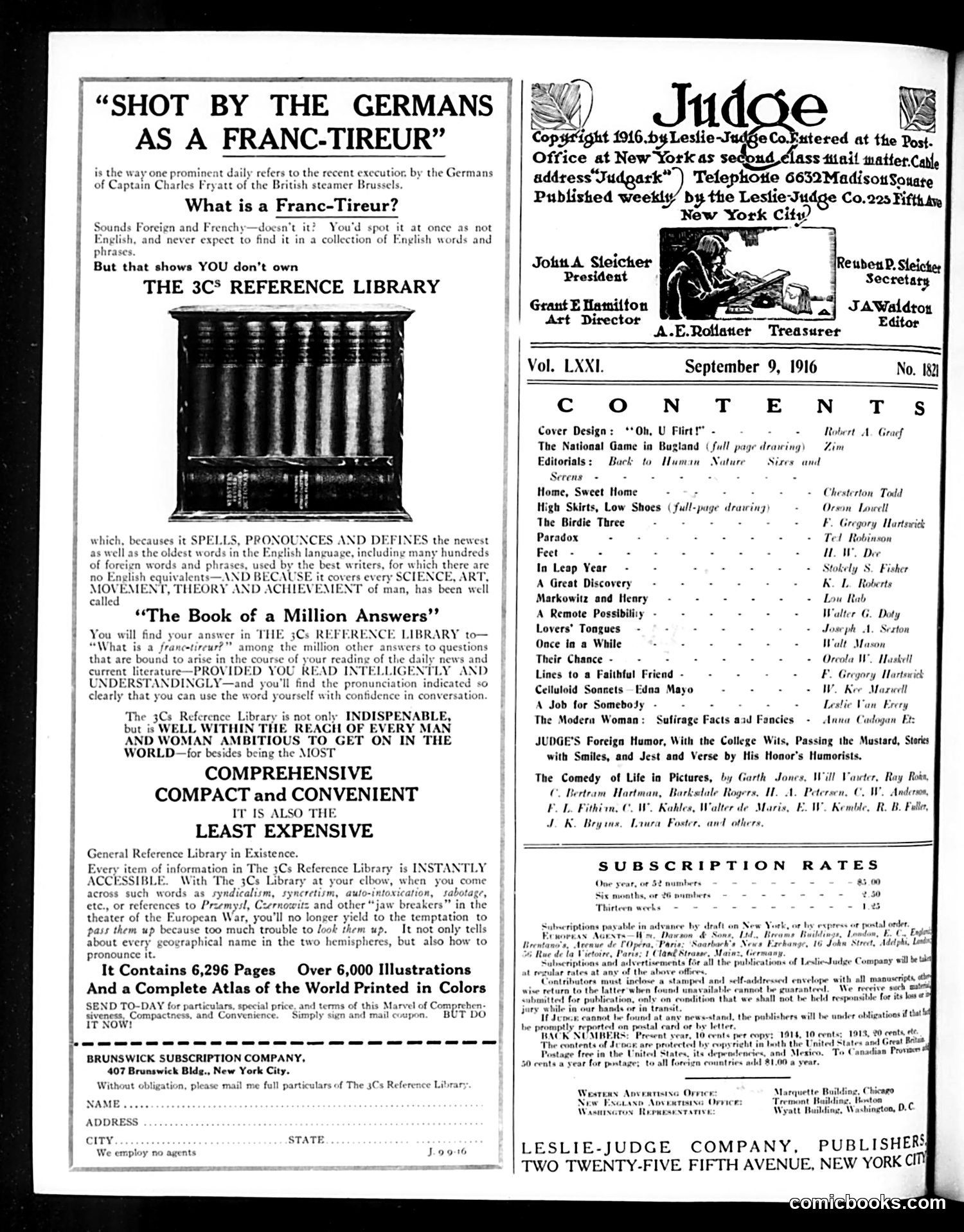 Judge — September 9, 1916 — page 2 of 32