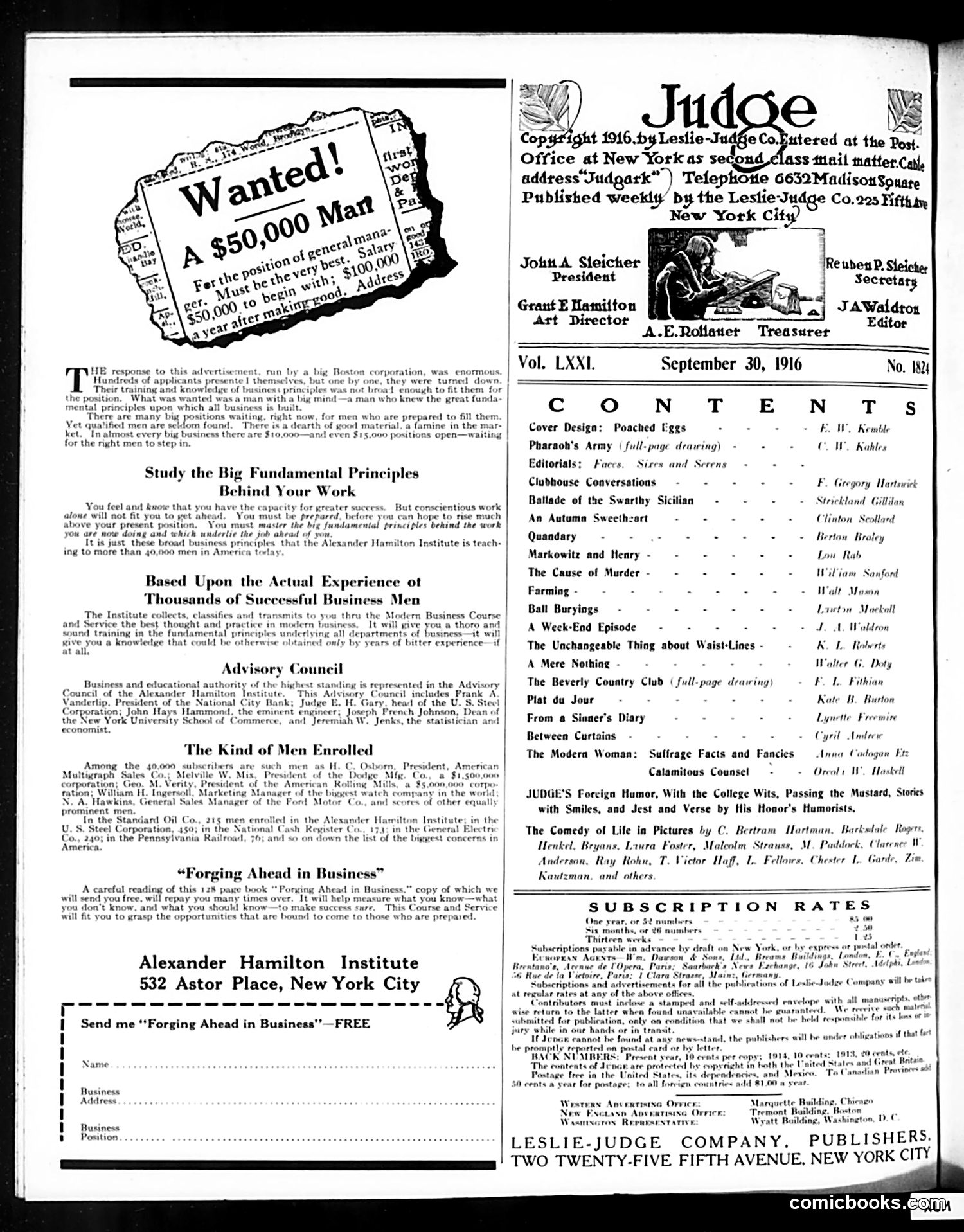 Judge — September 30, 1916 — page 2 of 28