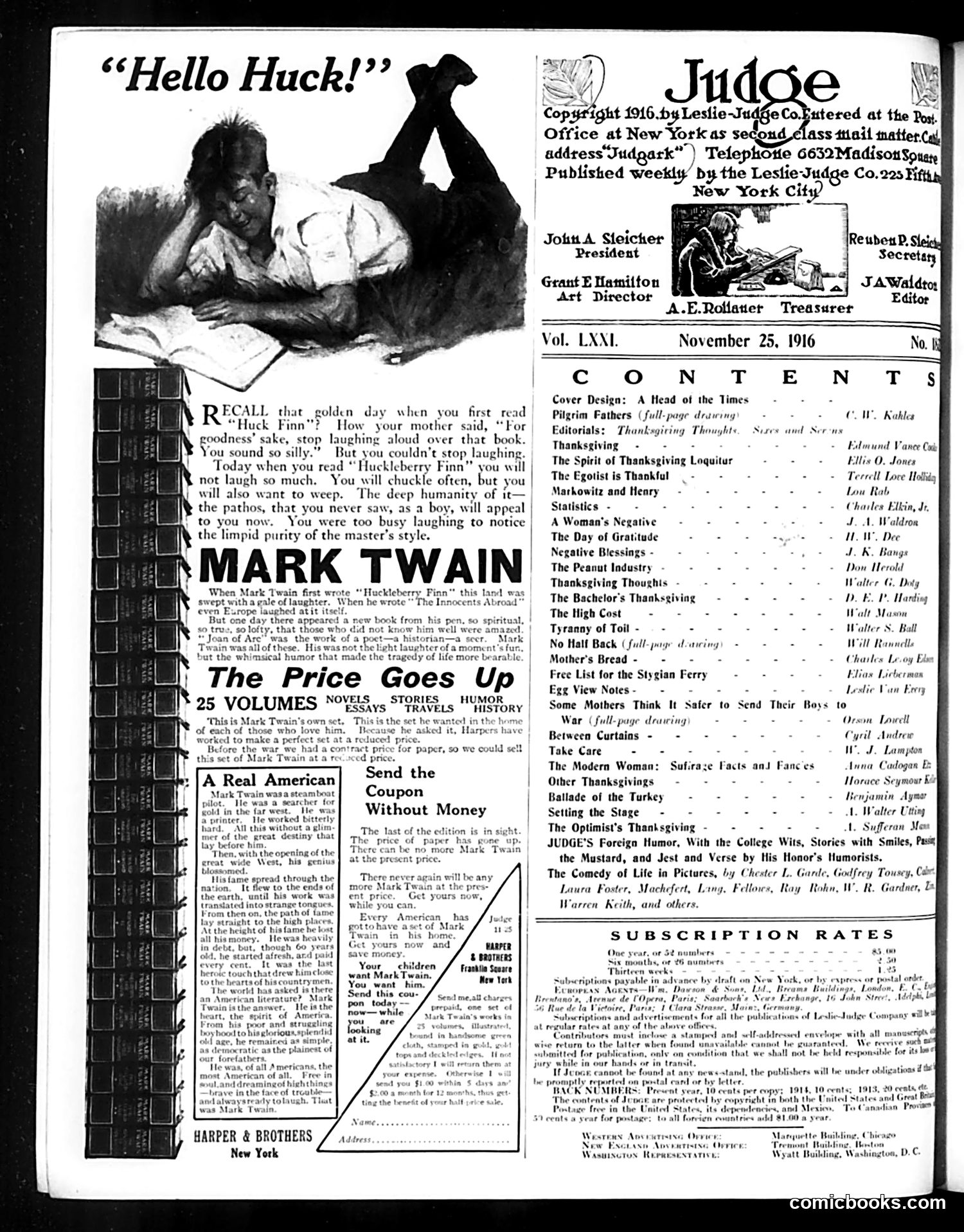 Judge — November 25, 1916 — page 2 of 32