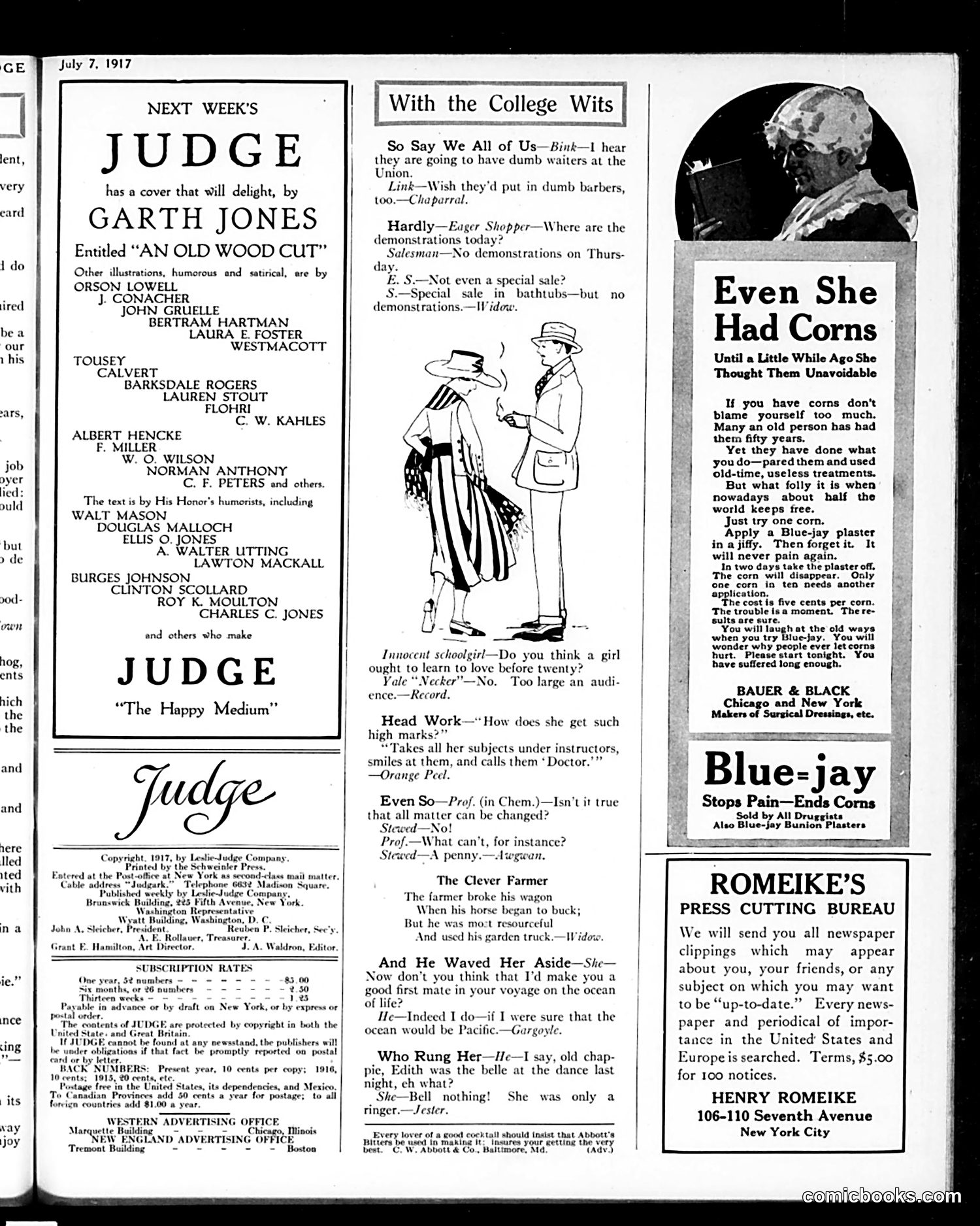 Judge — July 7, 1917 — page 25 of 27