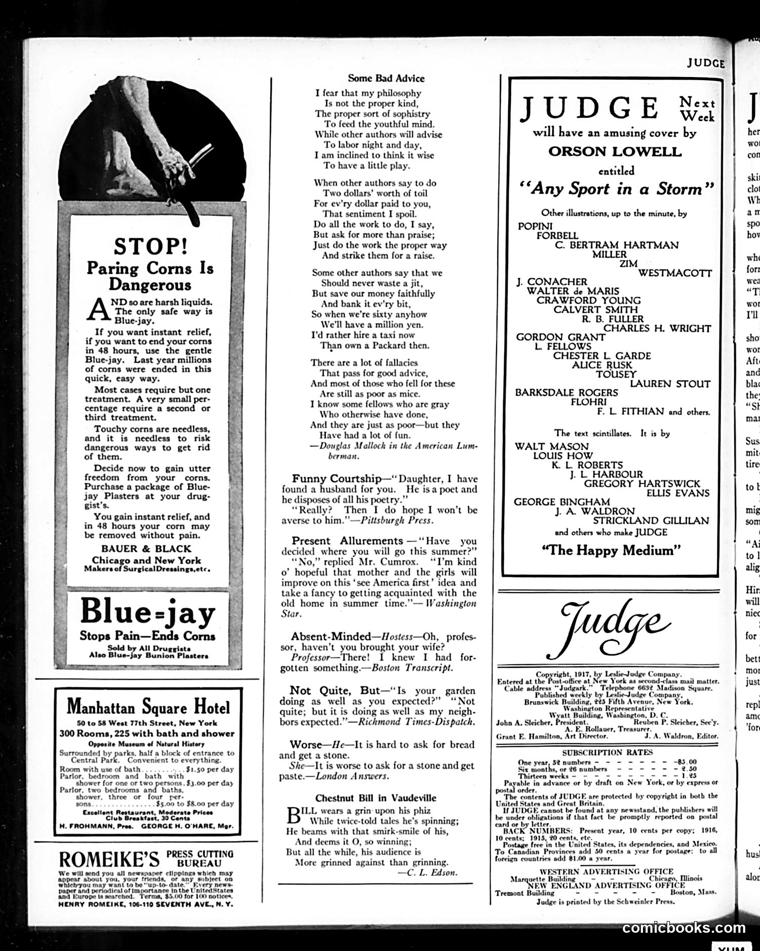 Judge — August 4, 1917 — page 22 of 28