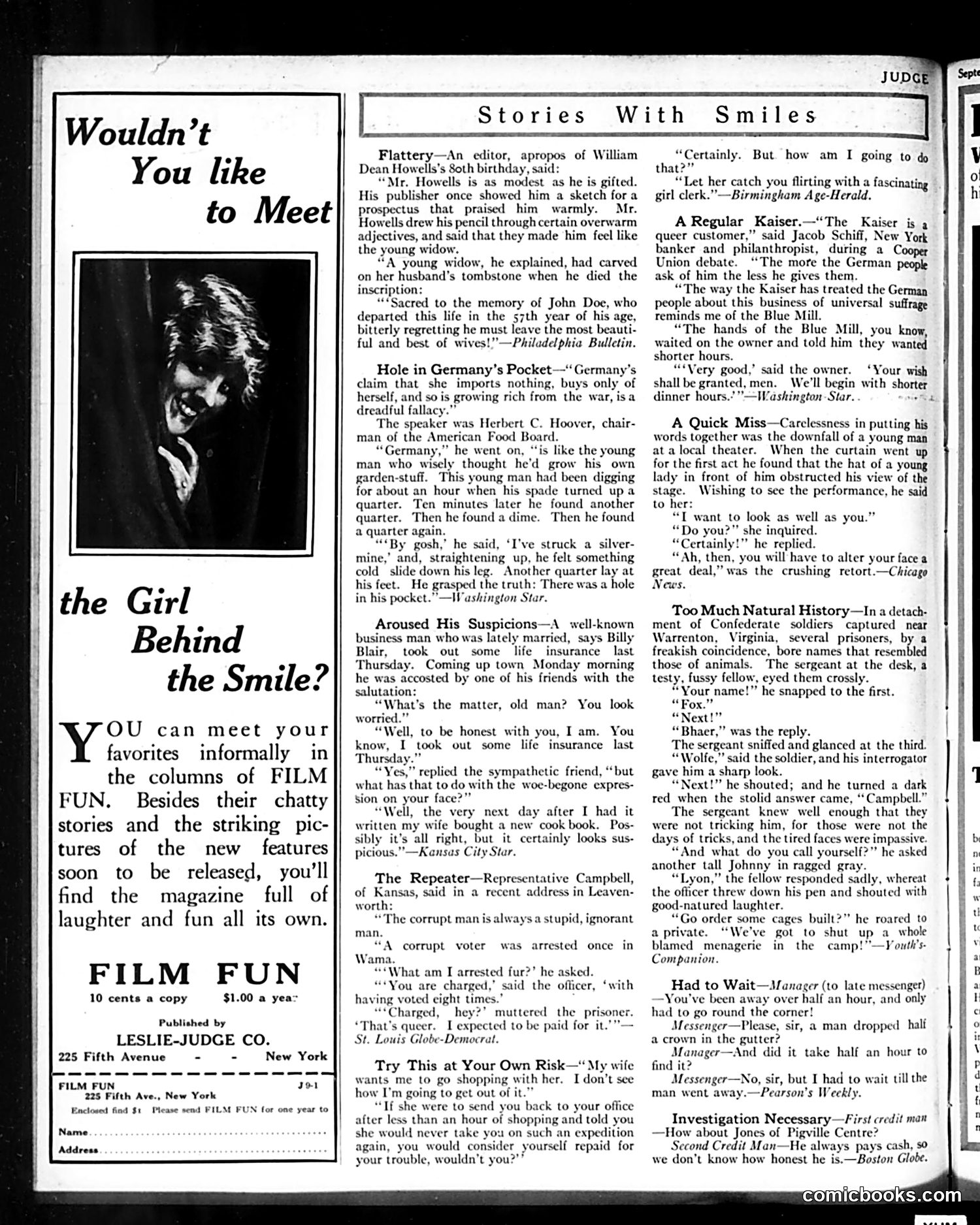 Judge — September 1, 1917 — page 26 of 28