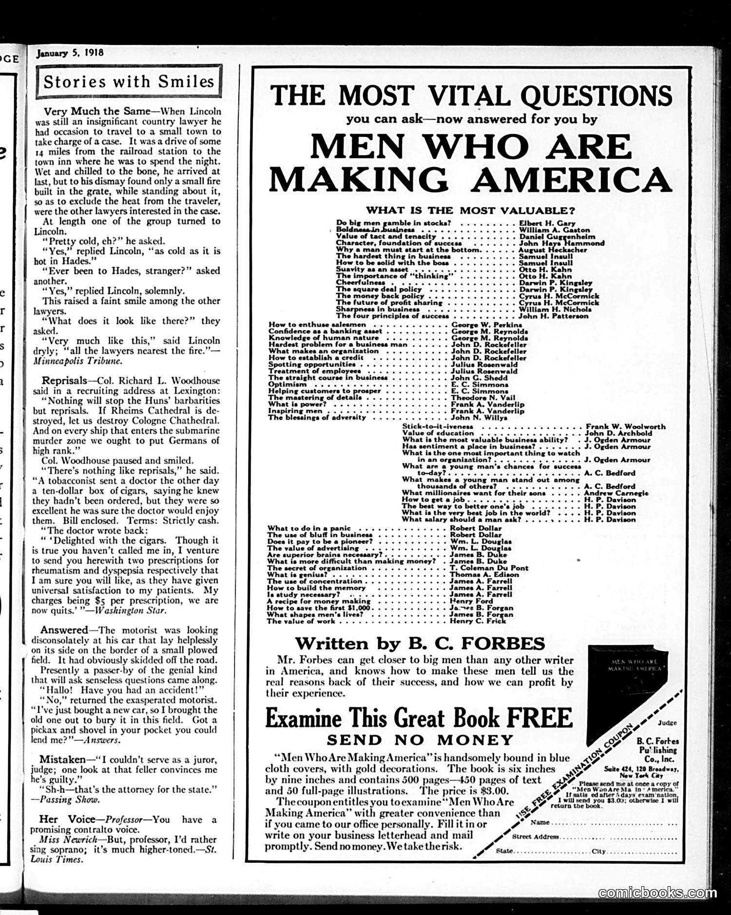 Judge — January 5, 1918 — page 25 of 28