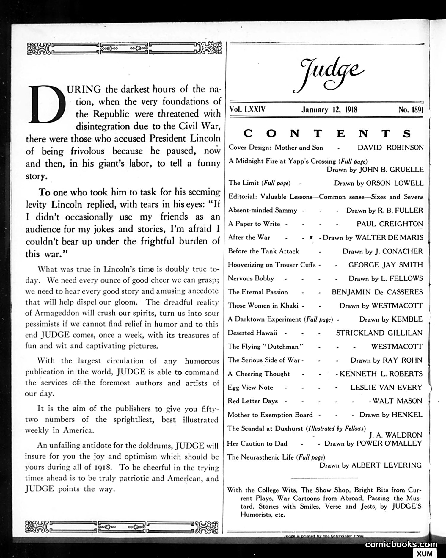 Judge — January 12, 1918 — page 2 of 28
