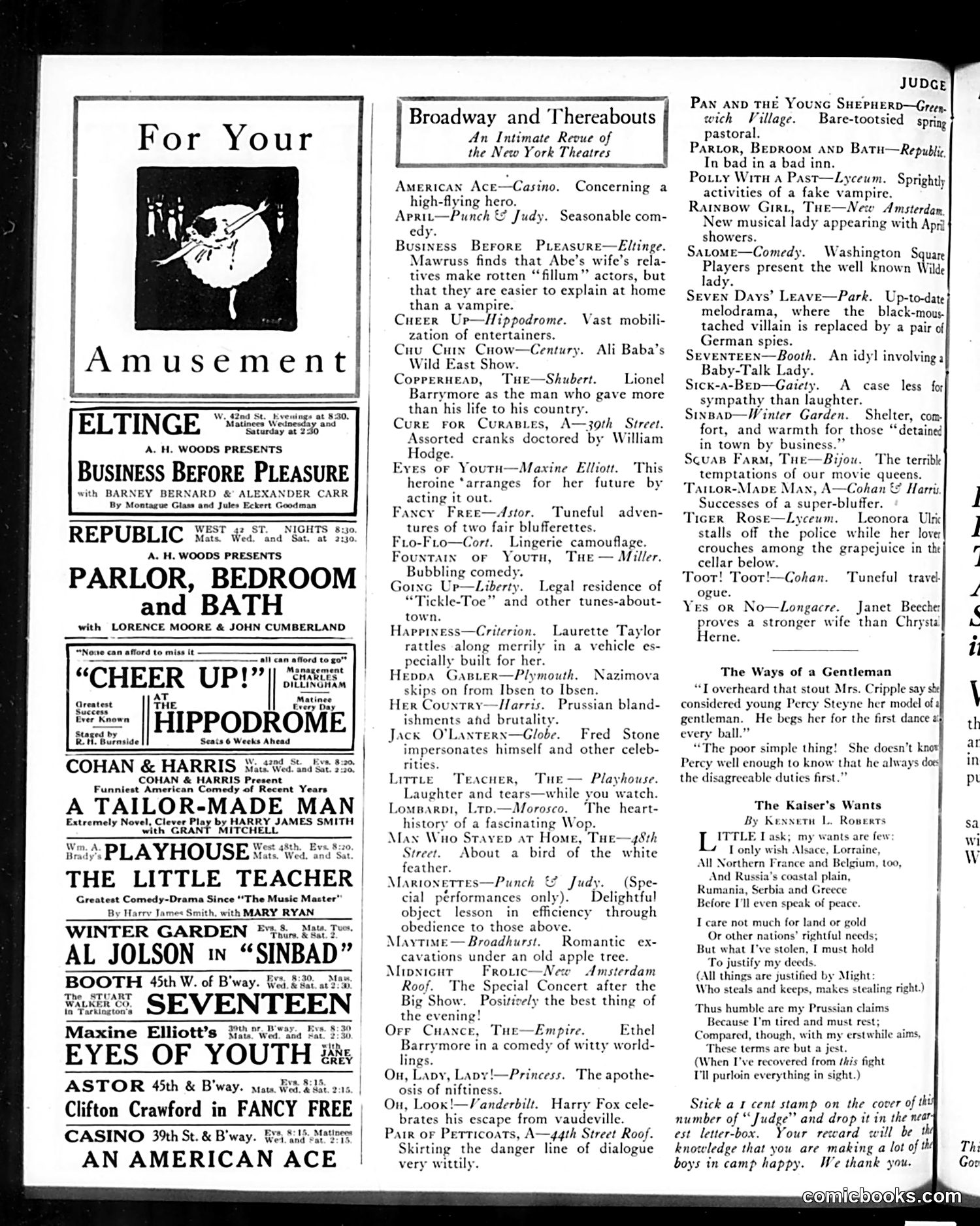 Judge — April 13, 1918 — page 28 of 36