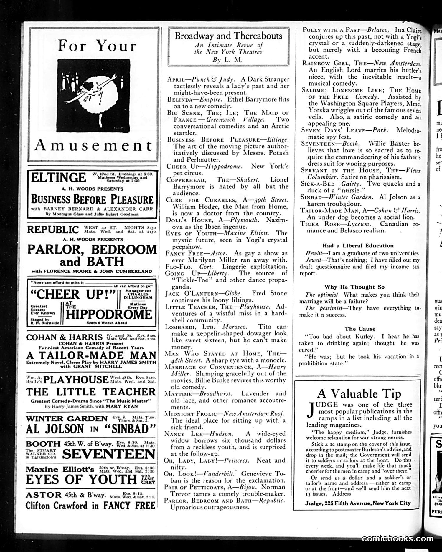 Judge — May 11, 1918 — page 28 of 36