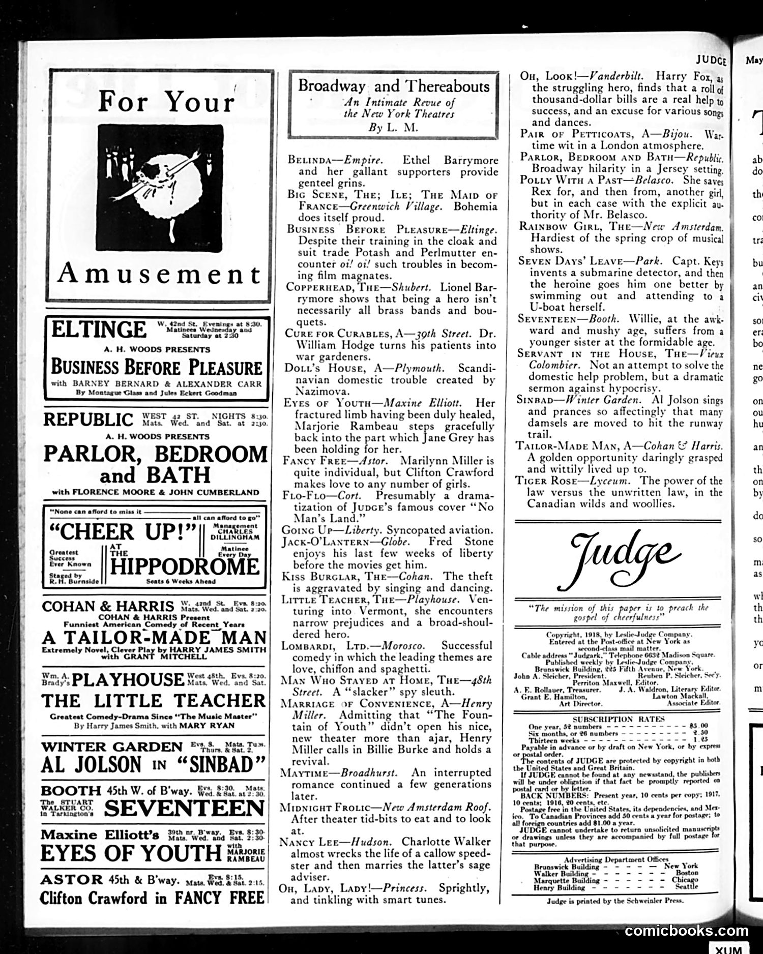 Judge — May 18, 1918 — page 28 of 36