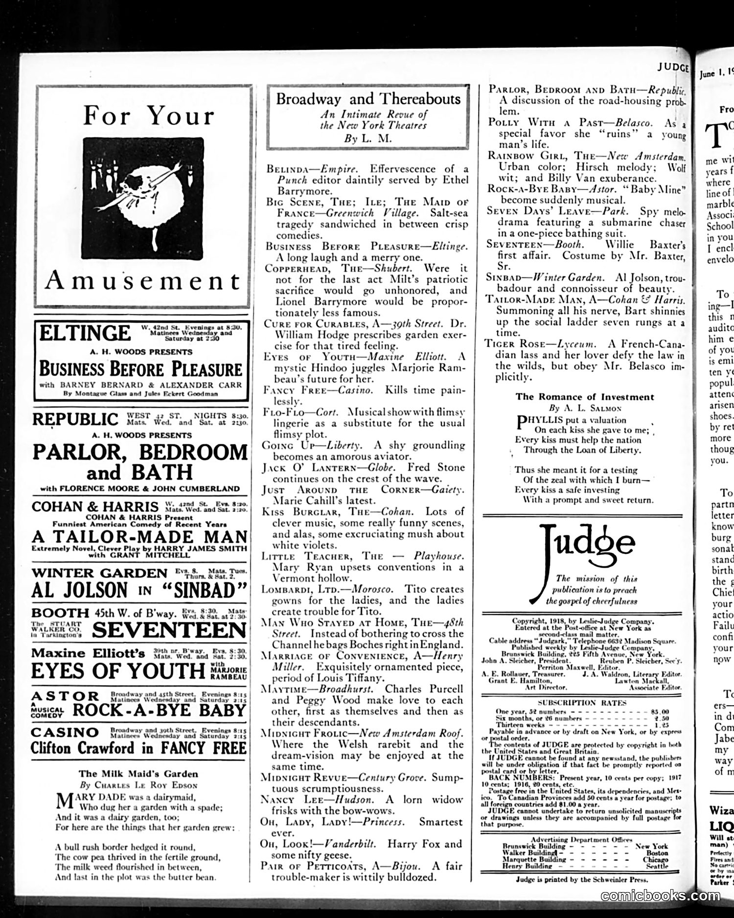 Judge — June 1, 1918 — page 28 of 36