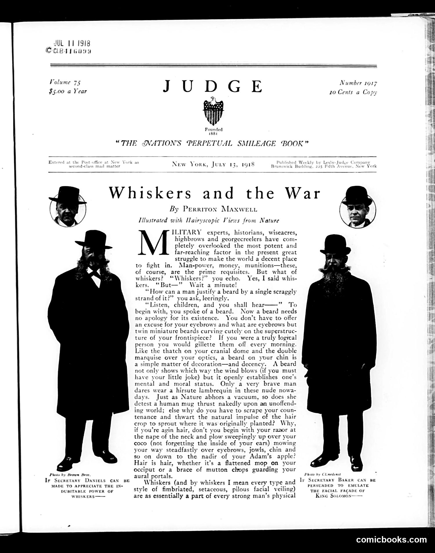 Judge — July 13, 1918 — page 5 of 36