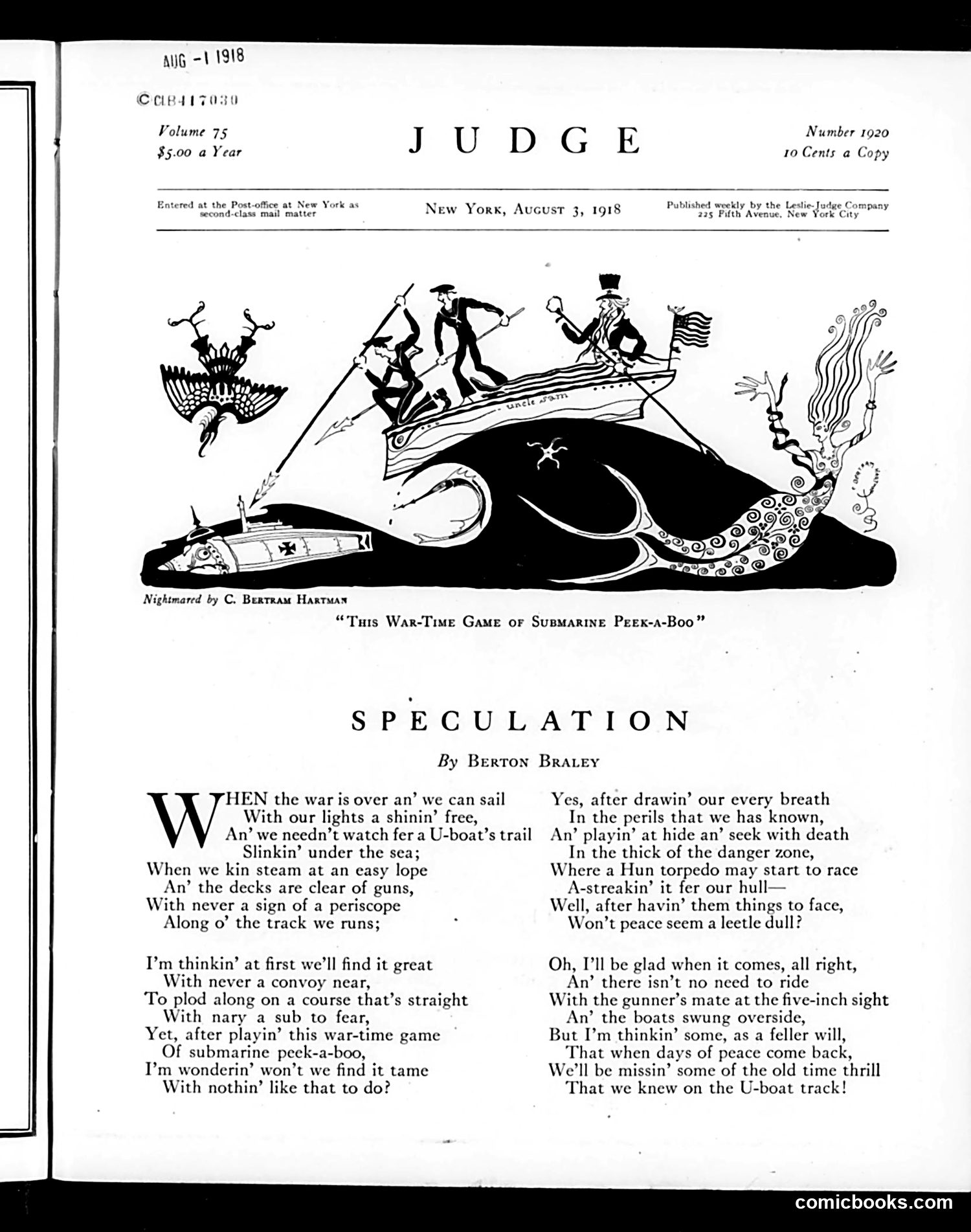 Judge — August 3, 1918 — page 3 of 32