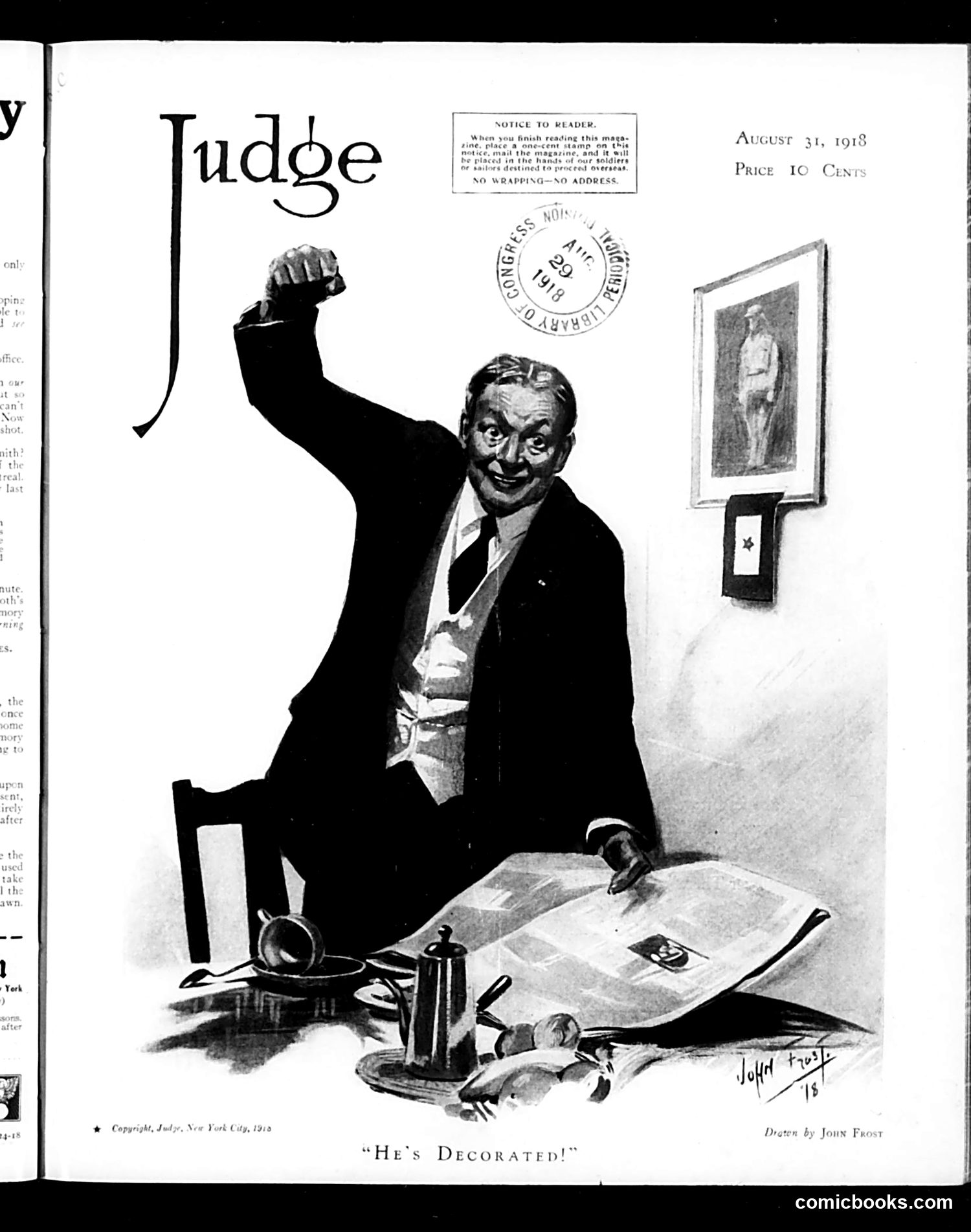 Judge — August 31, 1918
